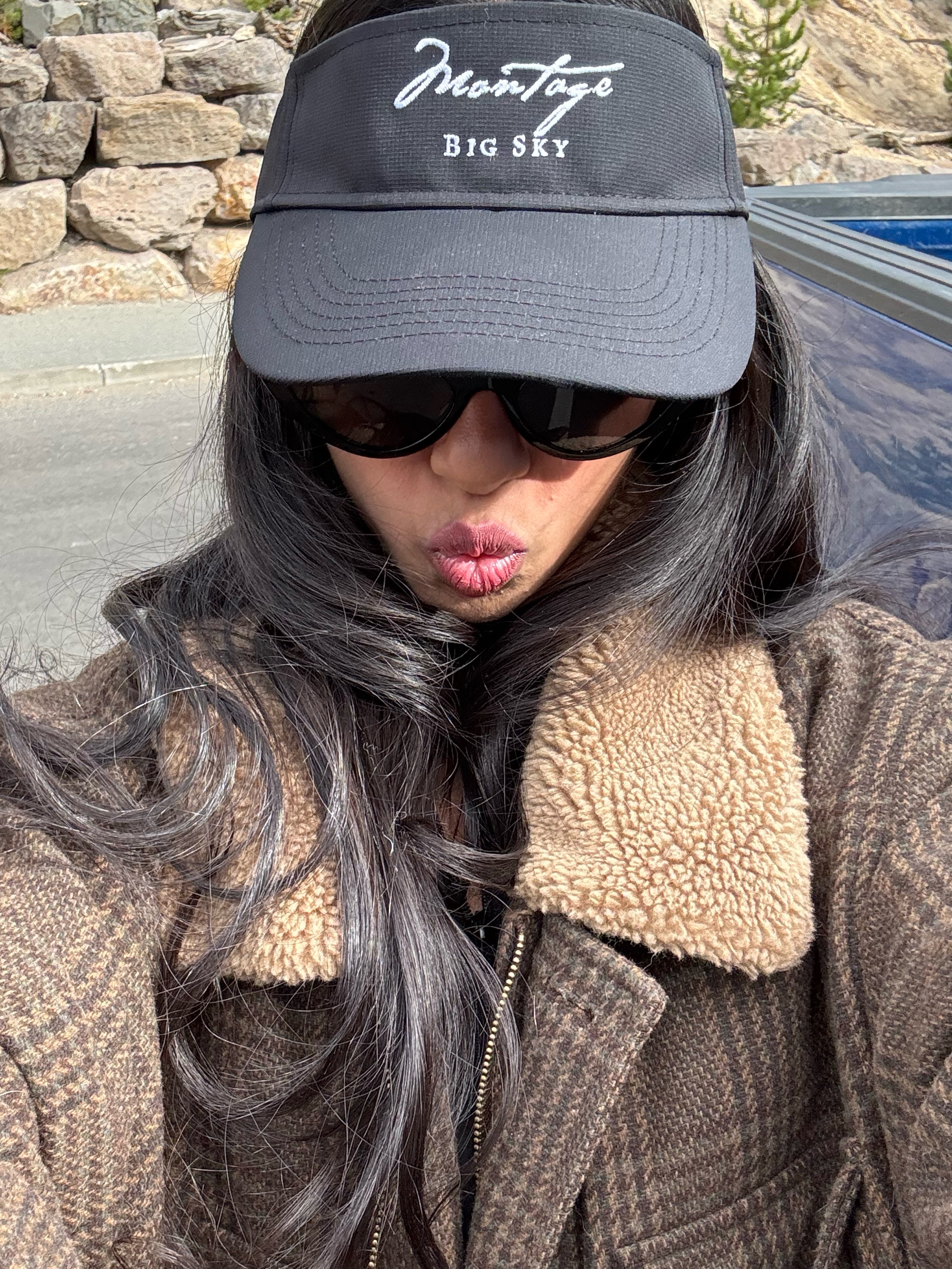 Montage Big Sky Montana Black Visor