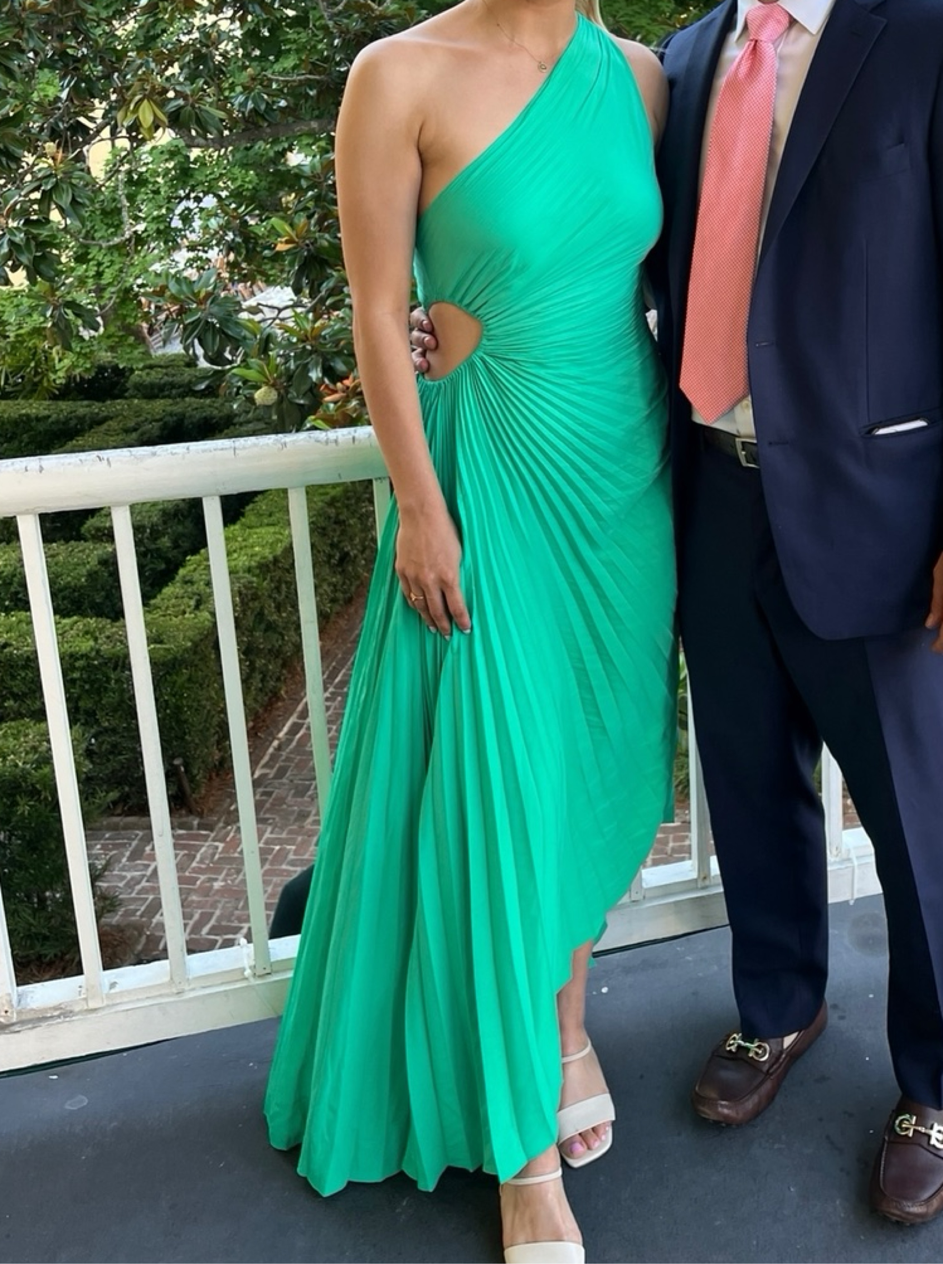 alc green pleated dress A.L.C. | Dresses | Alc Elegant Lime Green Pleated Maxi Dress 6