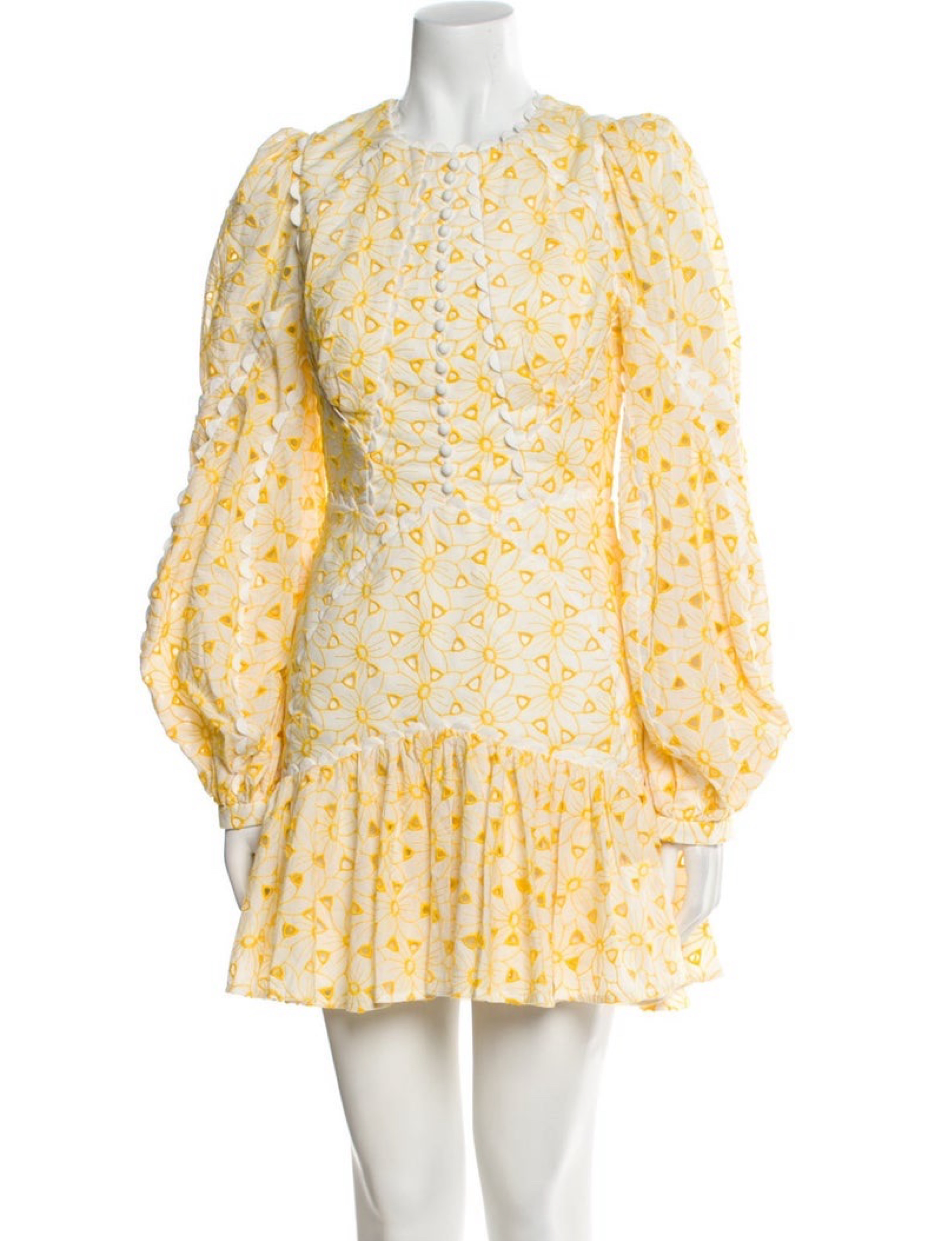 Yellow Acler Mini Dress
