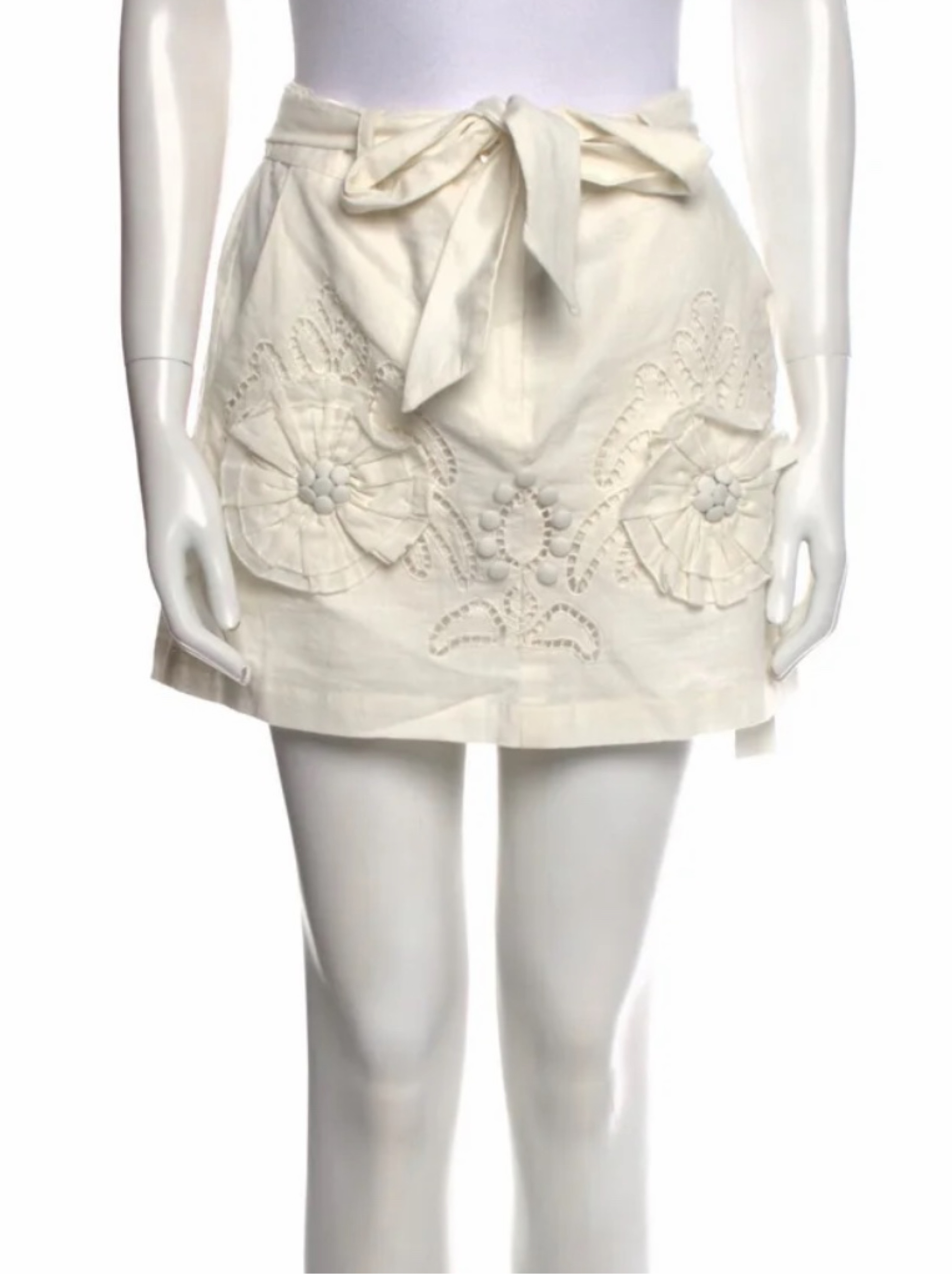 Love The Label Linen Mini Skirt