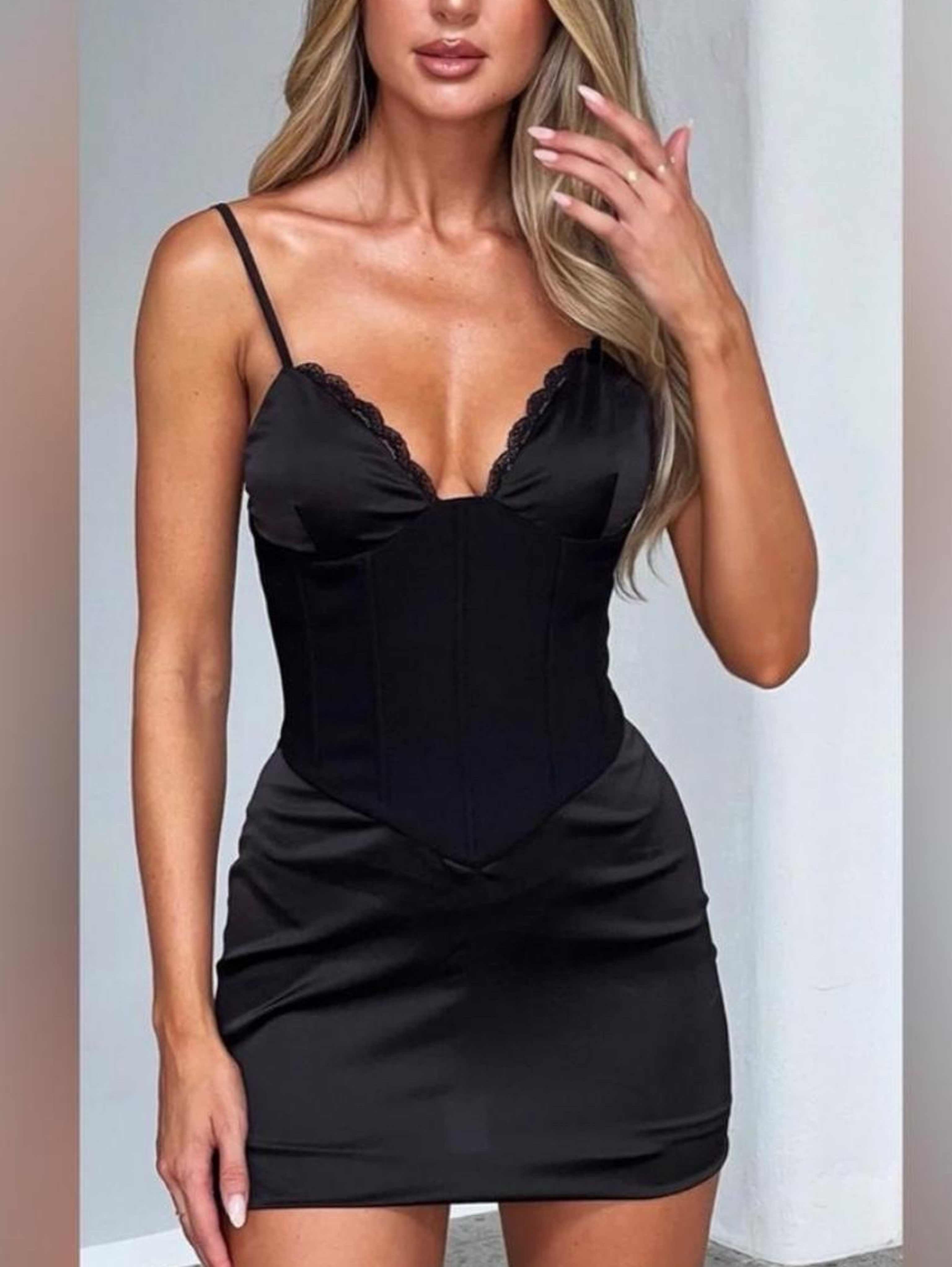Tiger Mist Taos corset mini dress
