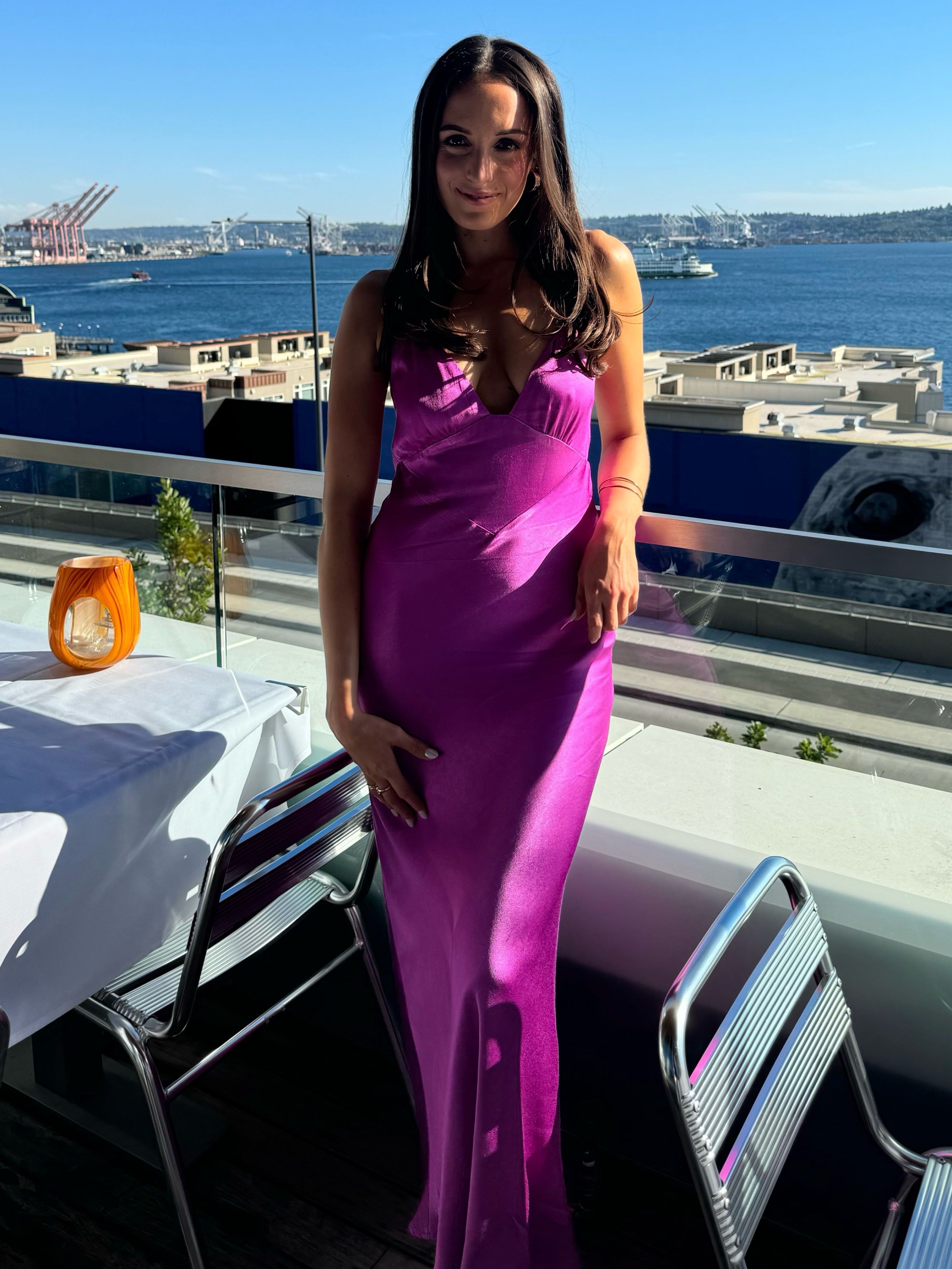 purple maxi dress revolve Revolve Purple Maxi Dress by Bardot