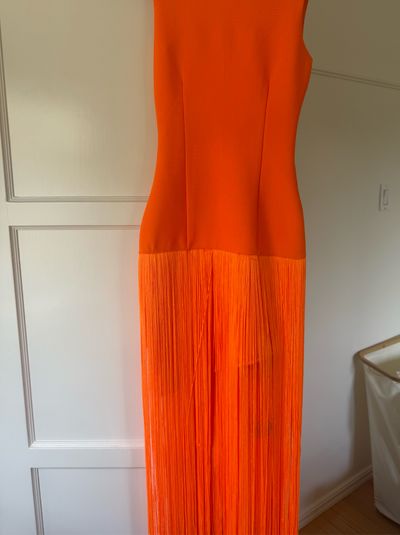 Orange Fringe Dress by Karen Millen | Pickle