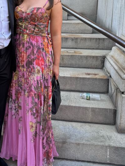 aqua pleated floral dress Print Halter Cutout Neck Maxi – Boiilife this dress adds a fresh Vivienna – Watercolor floral –