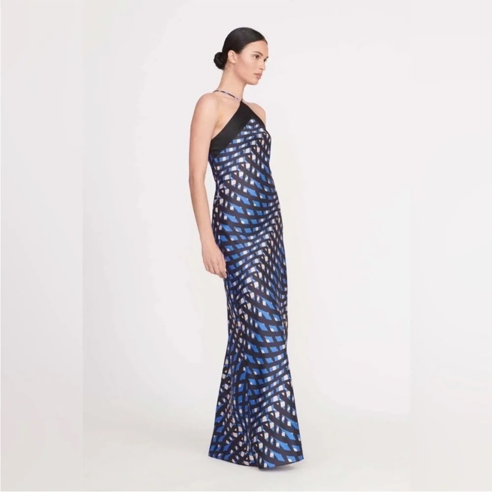 Blue Wedding Guest Staud Dress by Staud - Pickle Blue Wedding Guest Staud Dress by Staud - Pickle