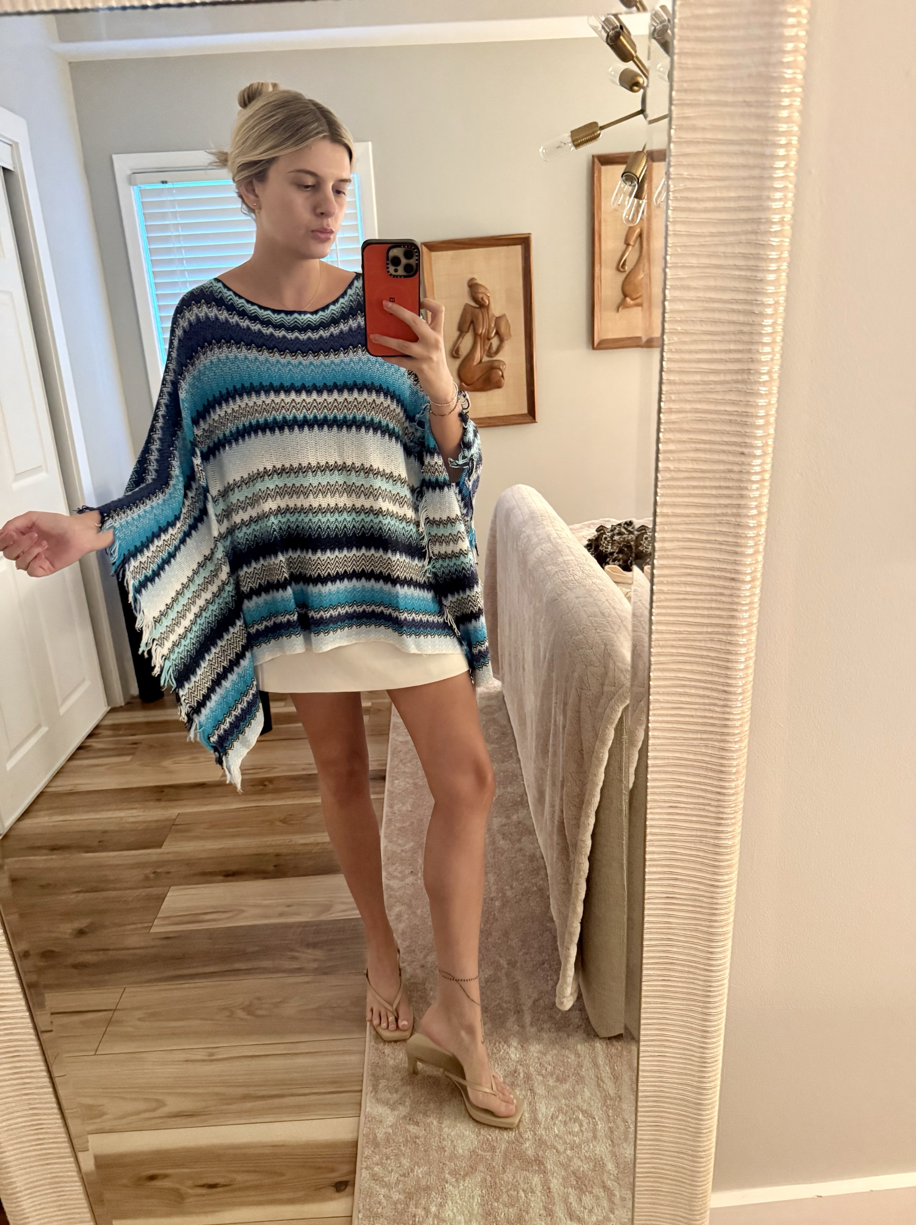 Vintage Missoni Blue Poncho