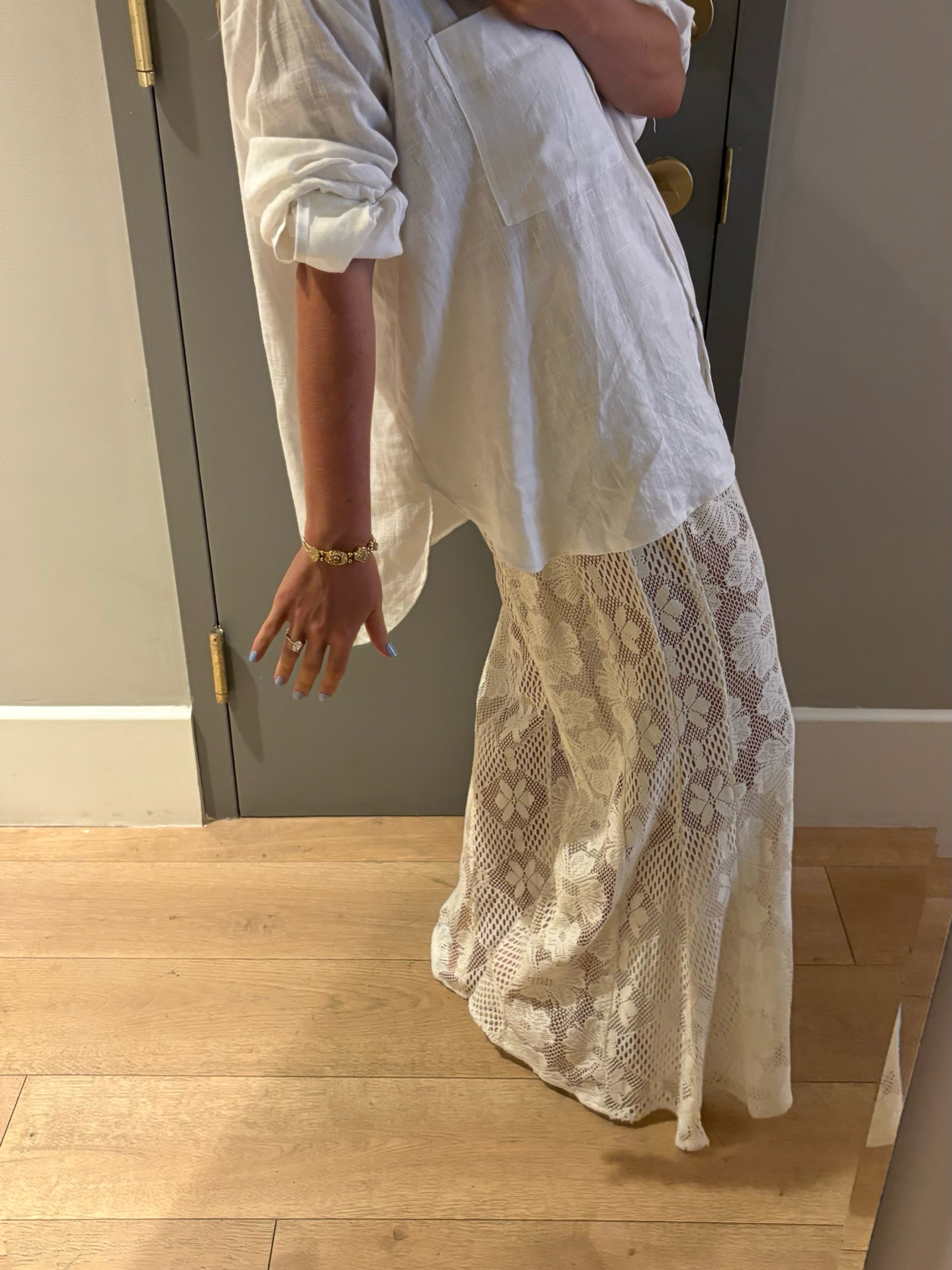 FARM RIO LACE PANT - one of a kind