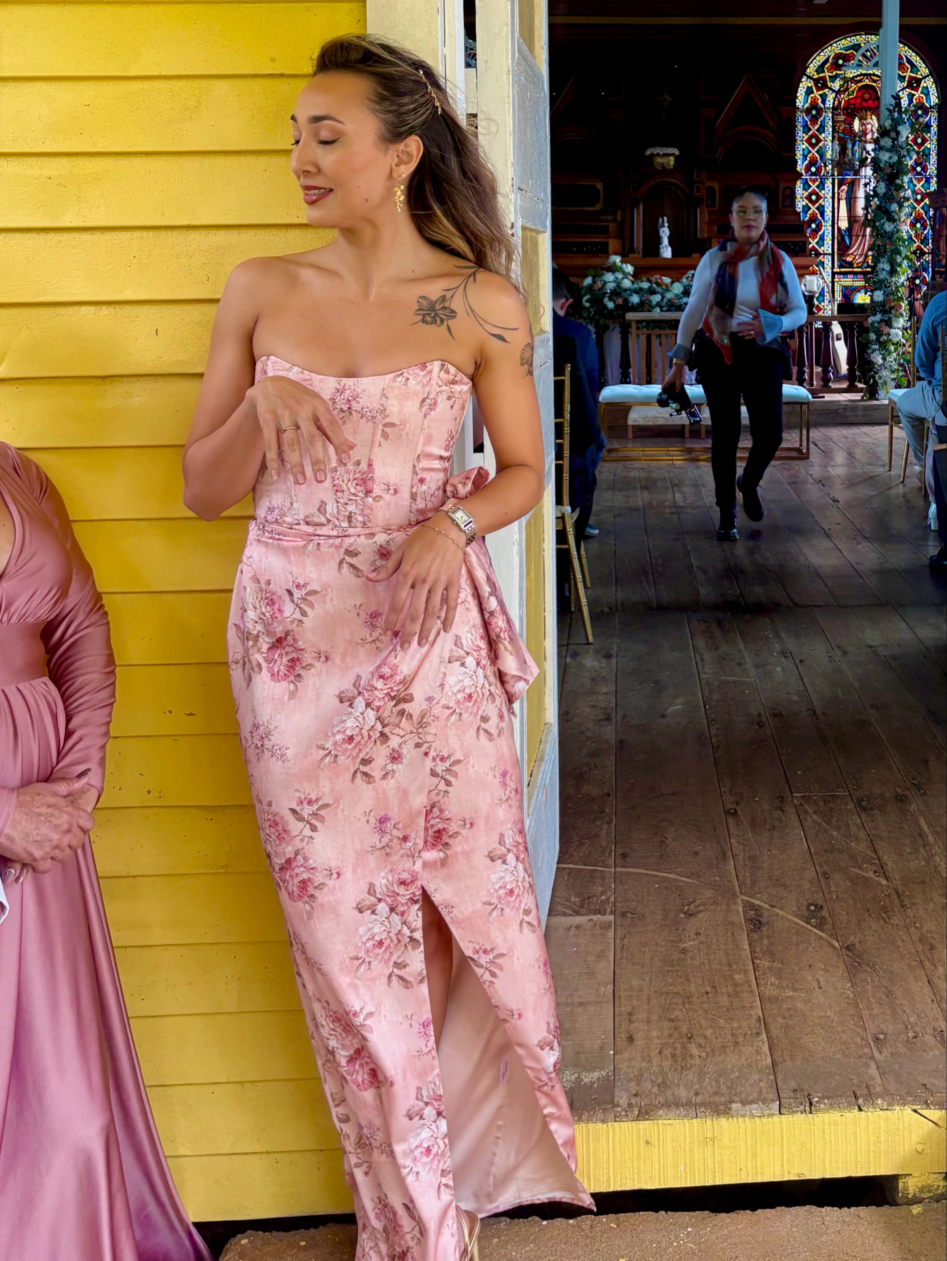 V Chapman XS June dress Peach by V Chapman