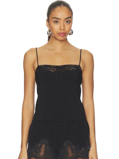 Black Lace Camisole Shorts set by Tularosa | Pickle