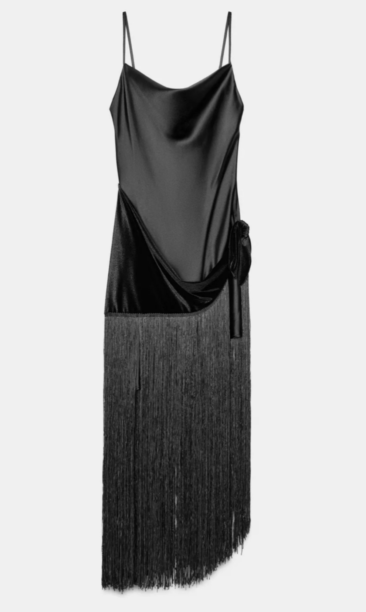 zara black fringe dress Zara Fringe dress Cant wait for date night #zaraspring #zarahaul #datenight