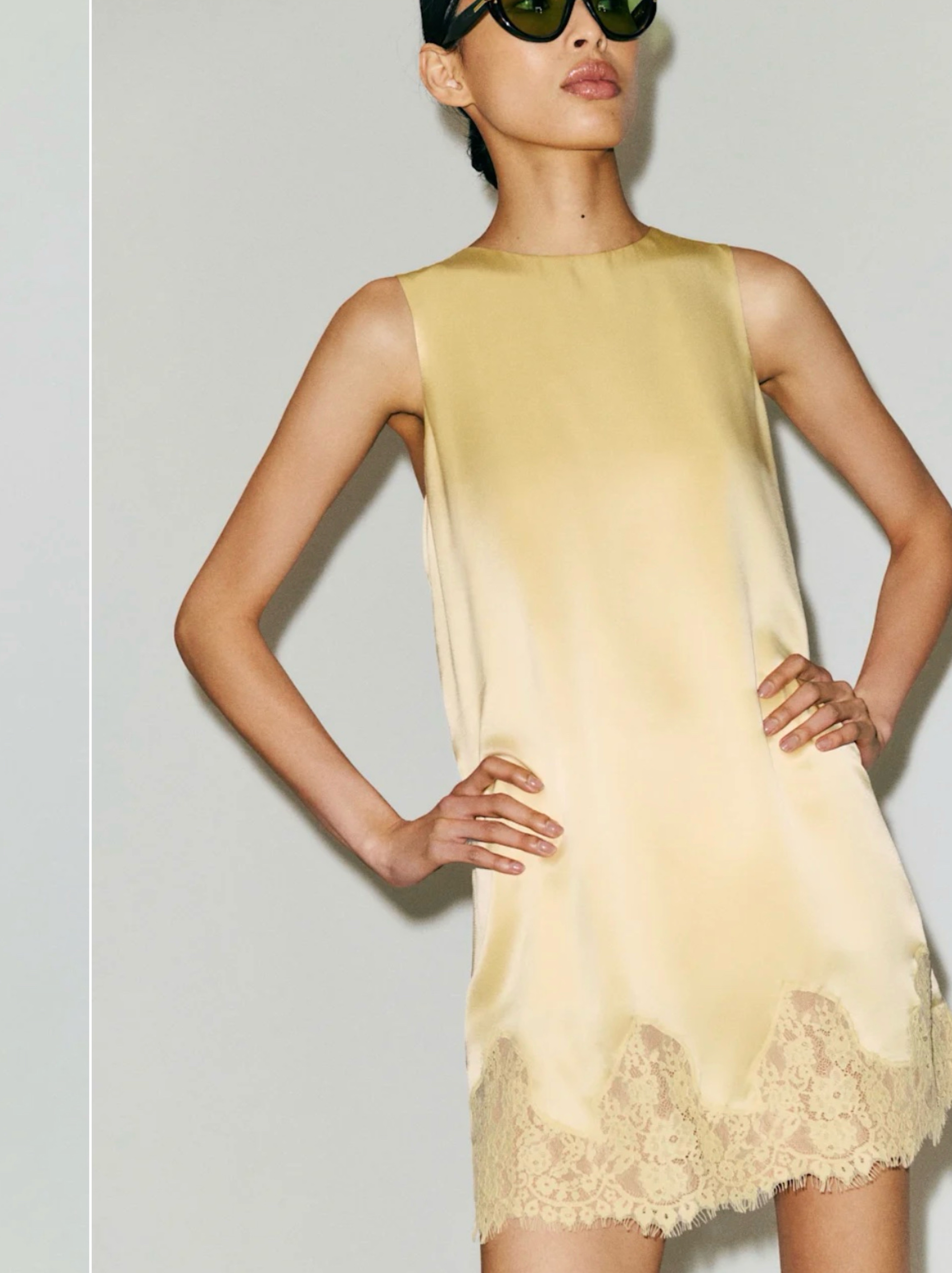 reformation jessalyn silk dress Reformation Jessalyn Sleeveless Lace Silk Minidress Almond Tan Shift Dress  NEW
