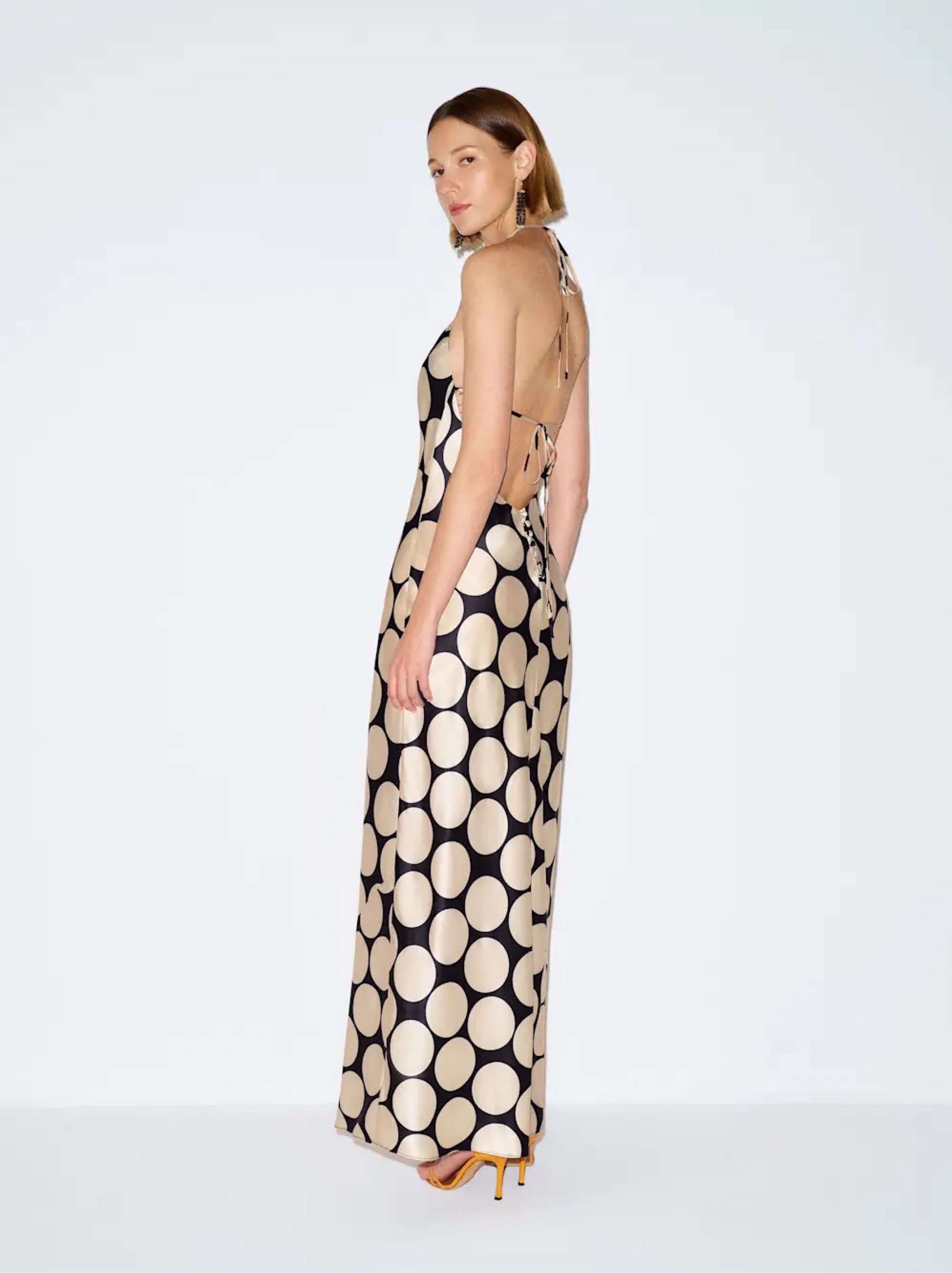 reformation backless dress Banff Dress