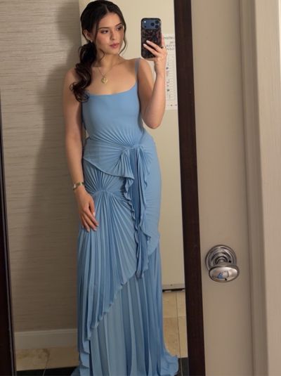 blue torrent dress Georgia Hardinge Torrent Georgette Dress in Mint