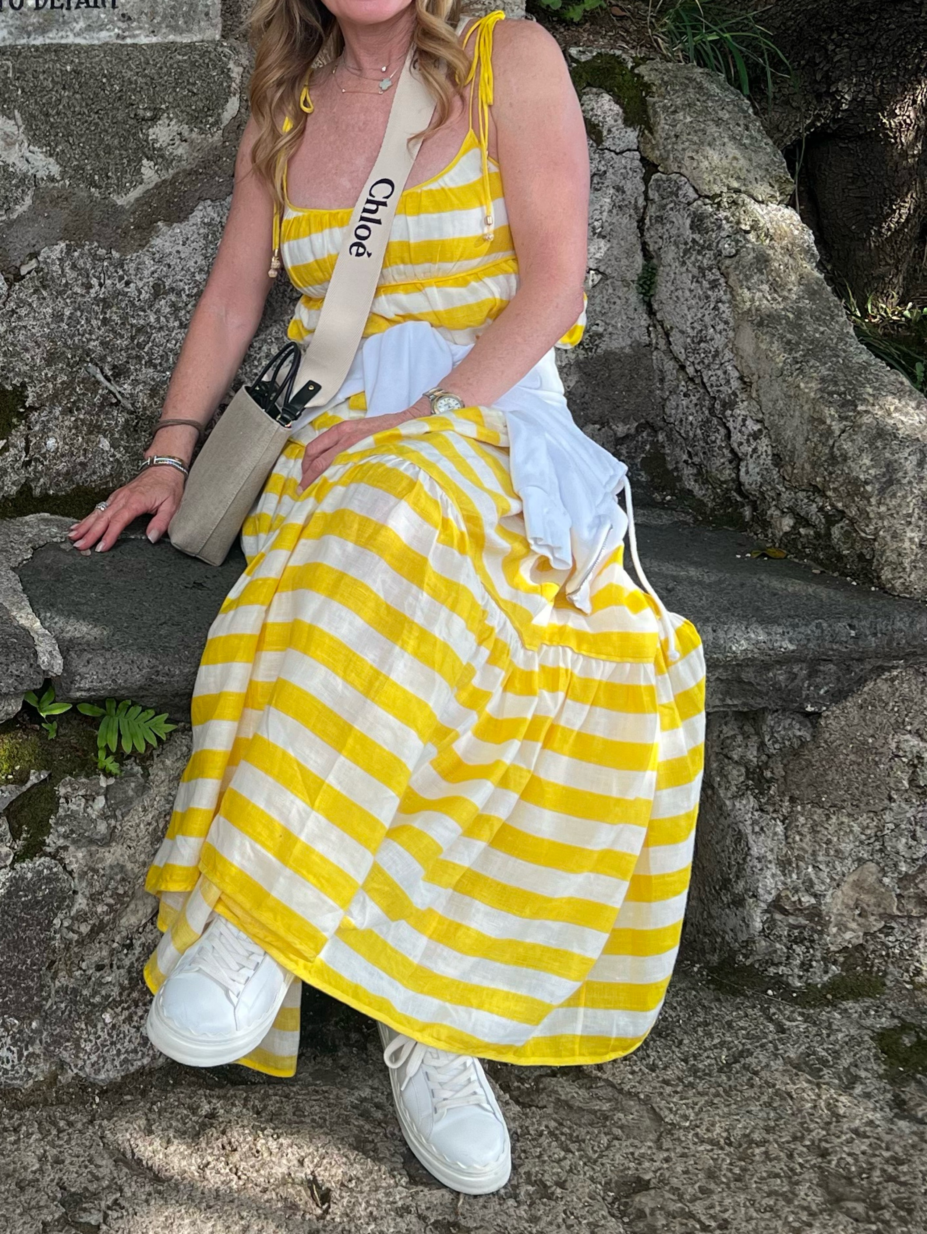 zimmermann linen dress NWOT Zimmermann Jude Scallop Floral Cut Out Open Back Midi Linen Dress AU0 XS