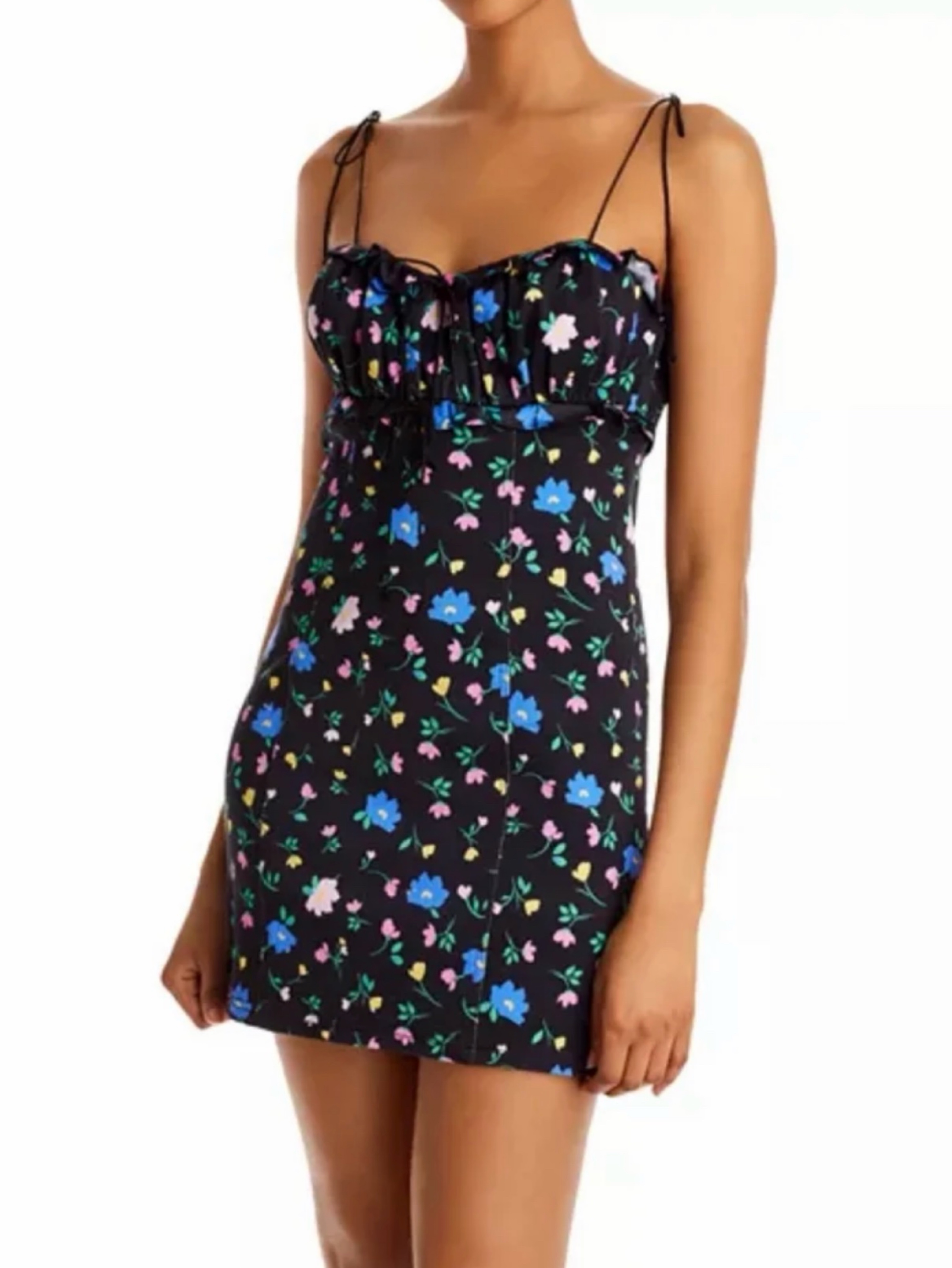 for love and lemons robin mini dress For Love & Lemons Robin Floral Mini Dress by For Love & Lemons