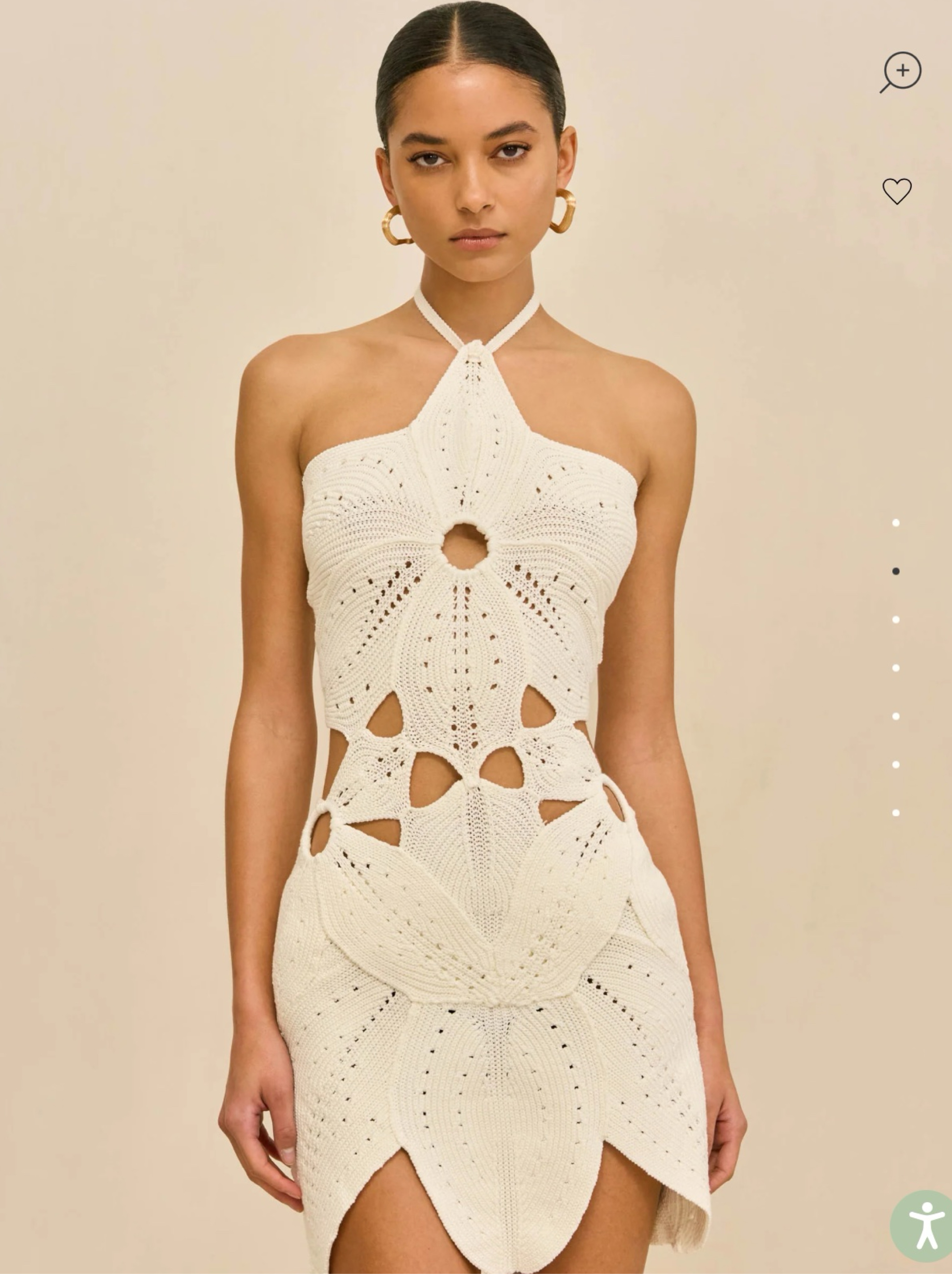 crochet dress cult gaia FLOREANA KNIT DRESS