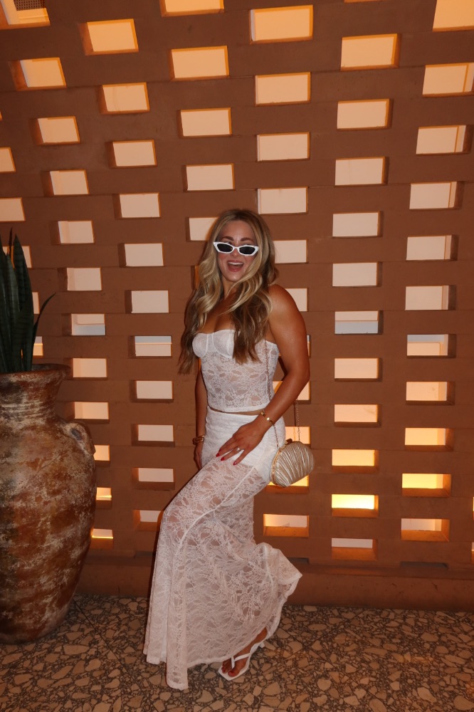 Revolve White Two Piece Set