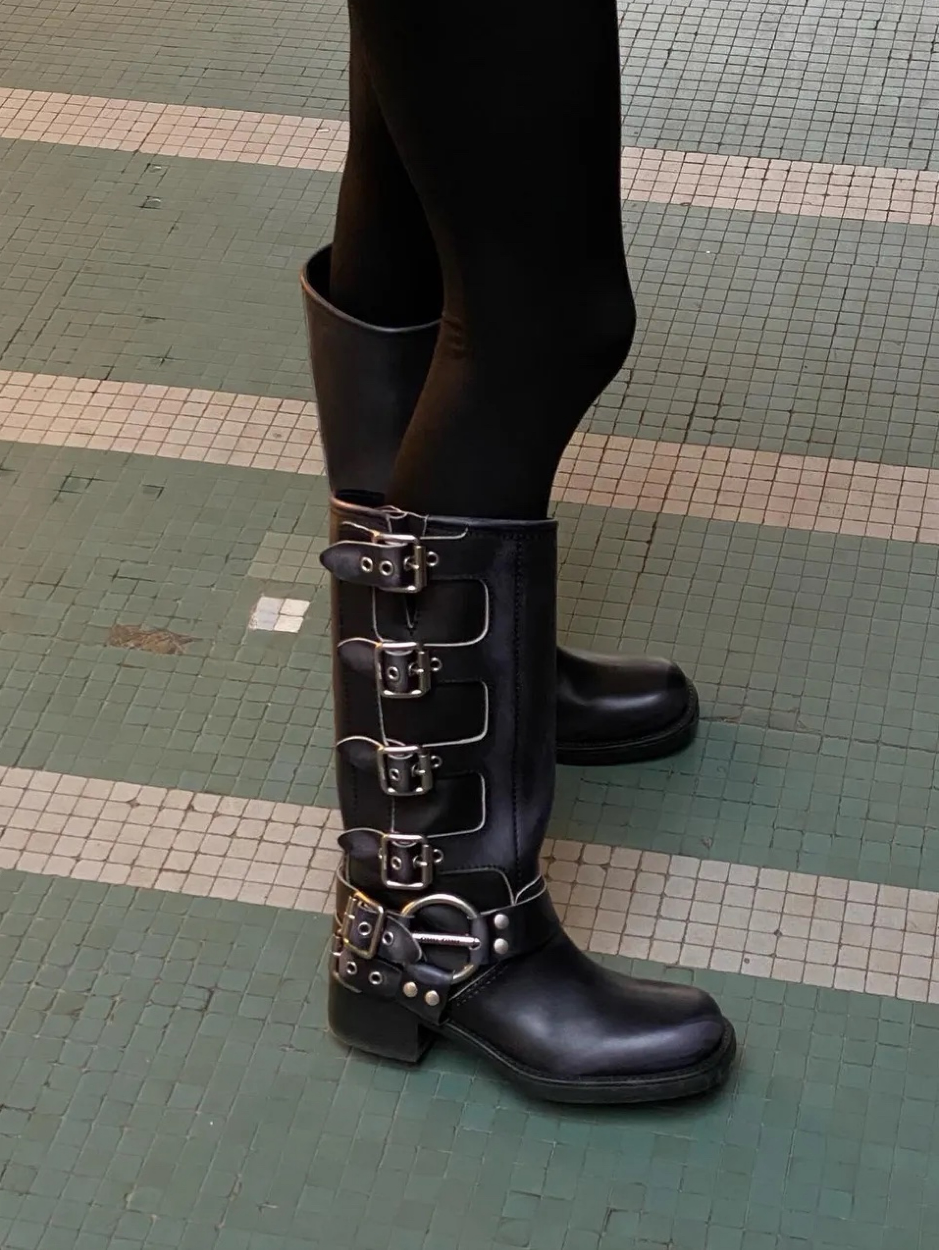 Miu Miu Biker Boots