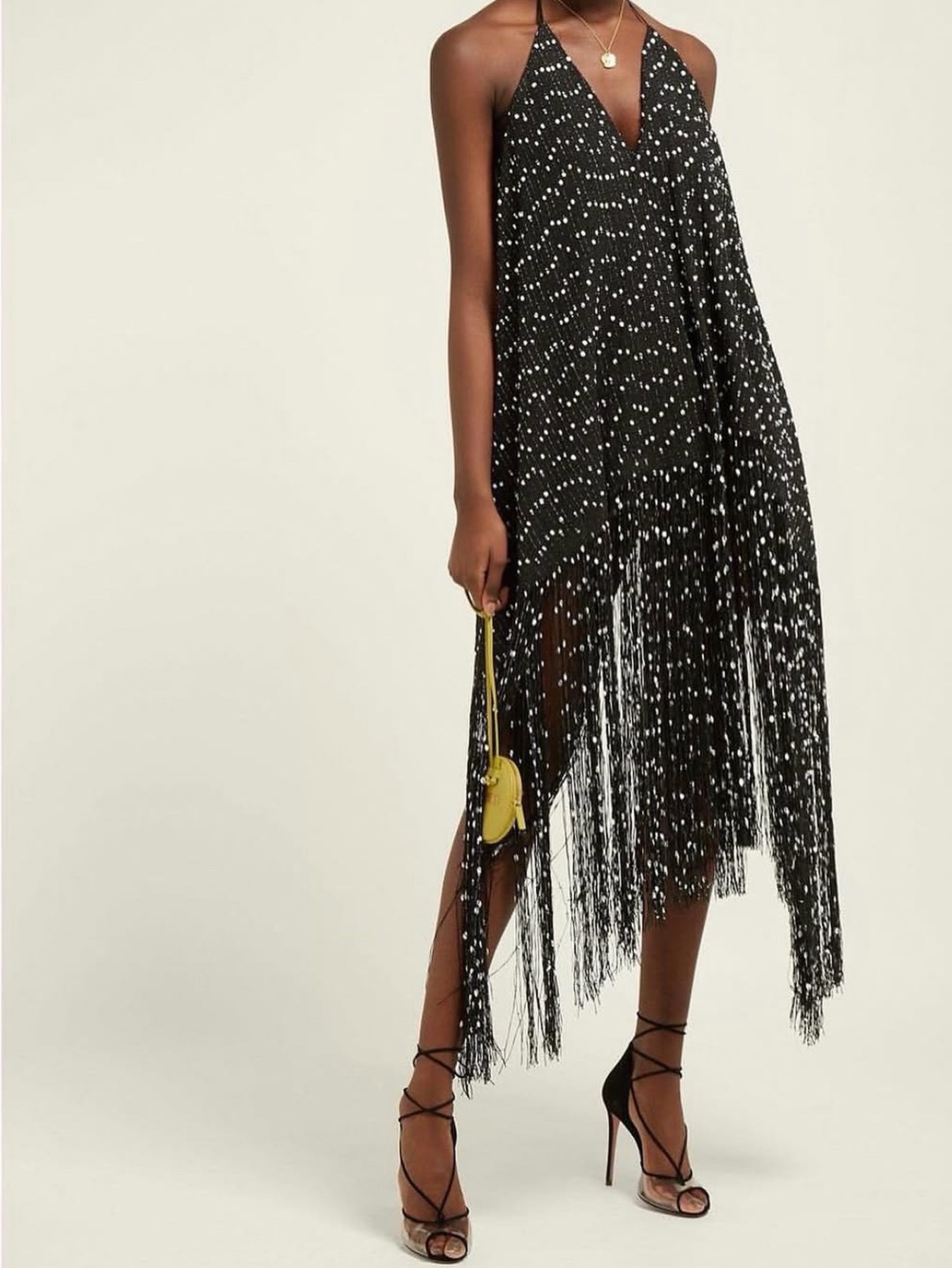 jacquemus riviera fringe dress