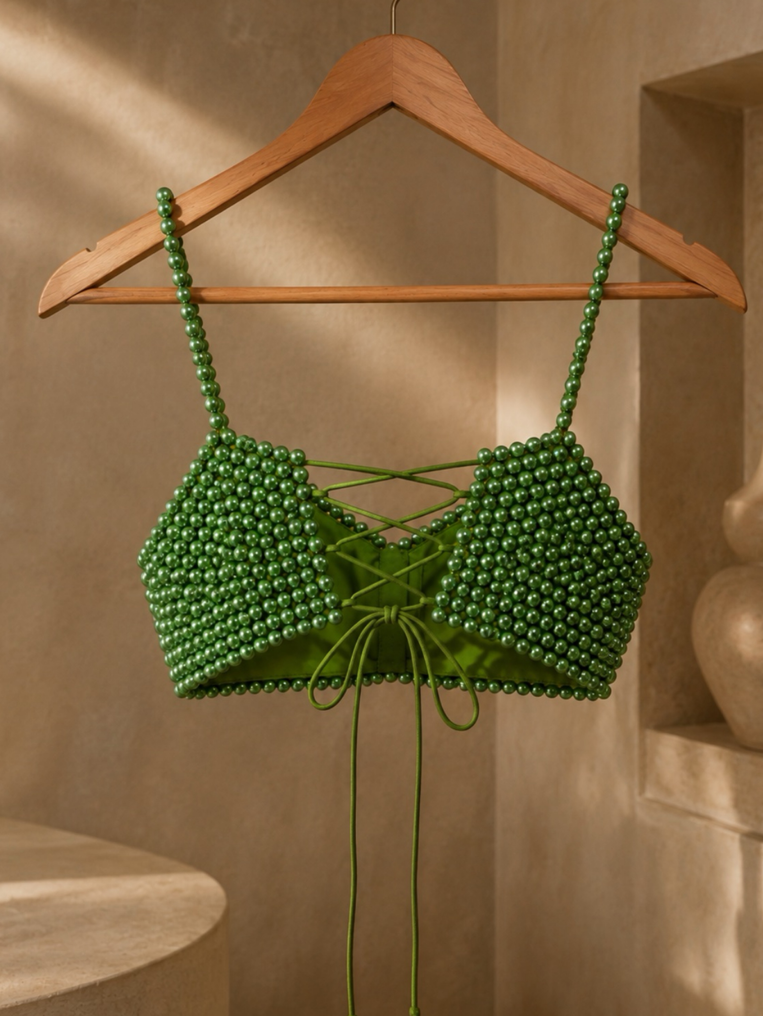 Green Pearl Blouse XS-L