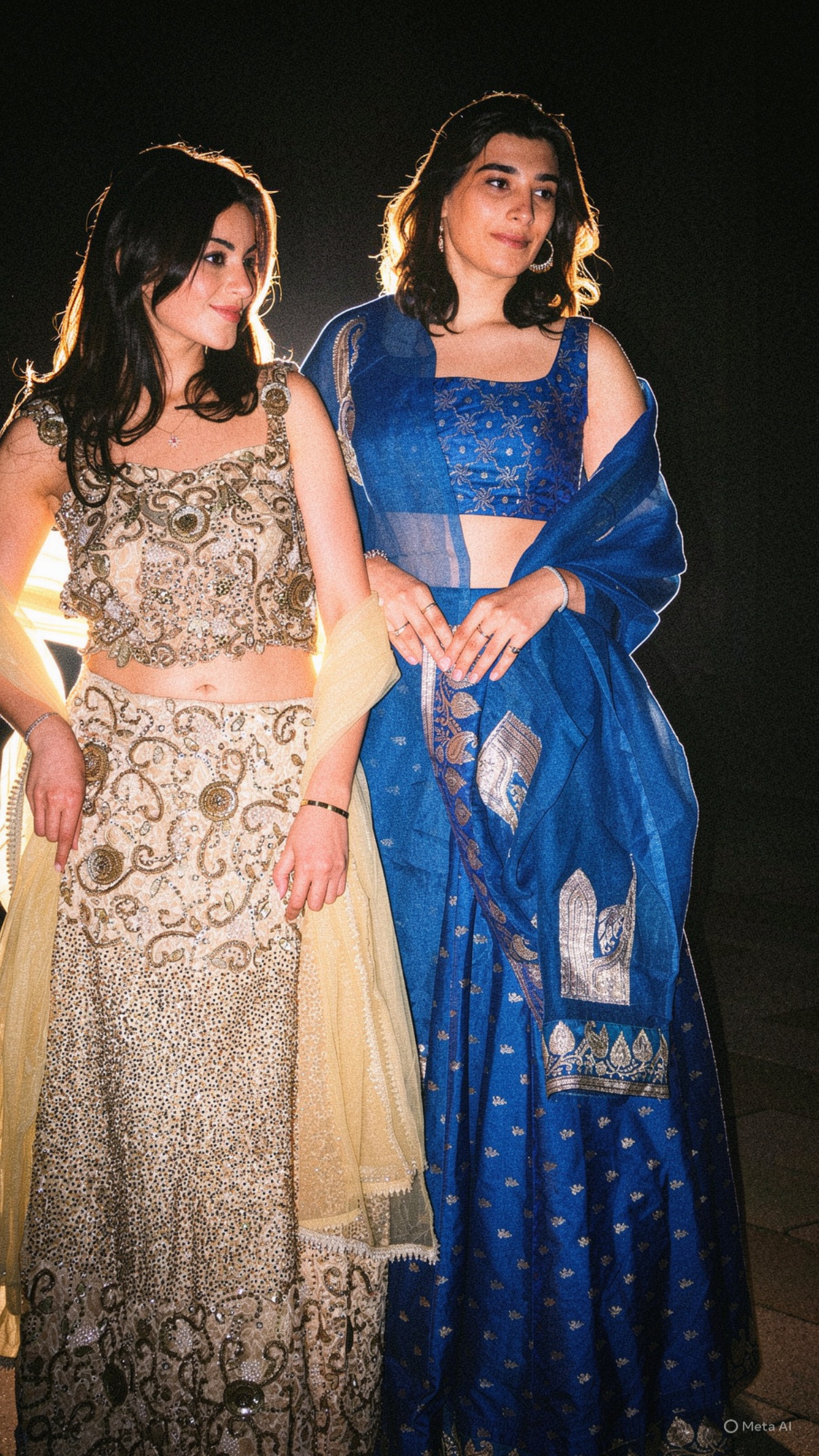Golden Lehenga XS-M | Indian Wedding