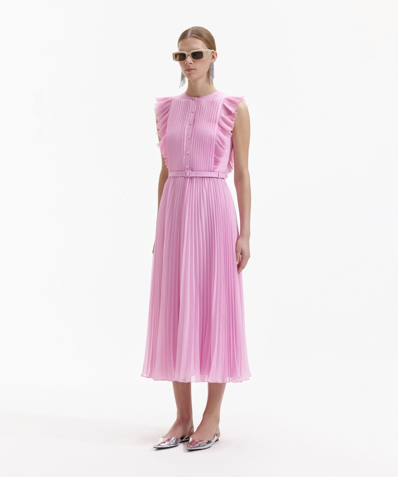 off shoulder sequin dress Dusty Rose Pink Off-Shoulder Sequin Evening Gown - Designer Sequin Gown - Sparkly Maxi Dress