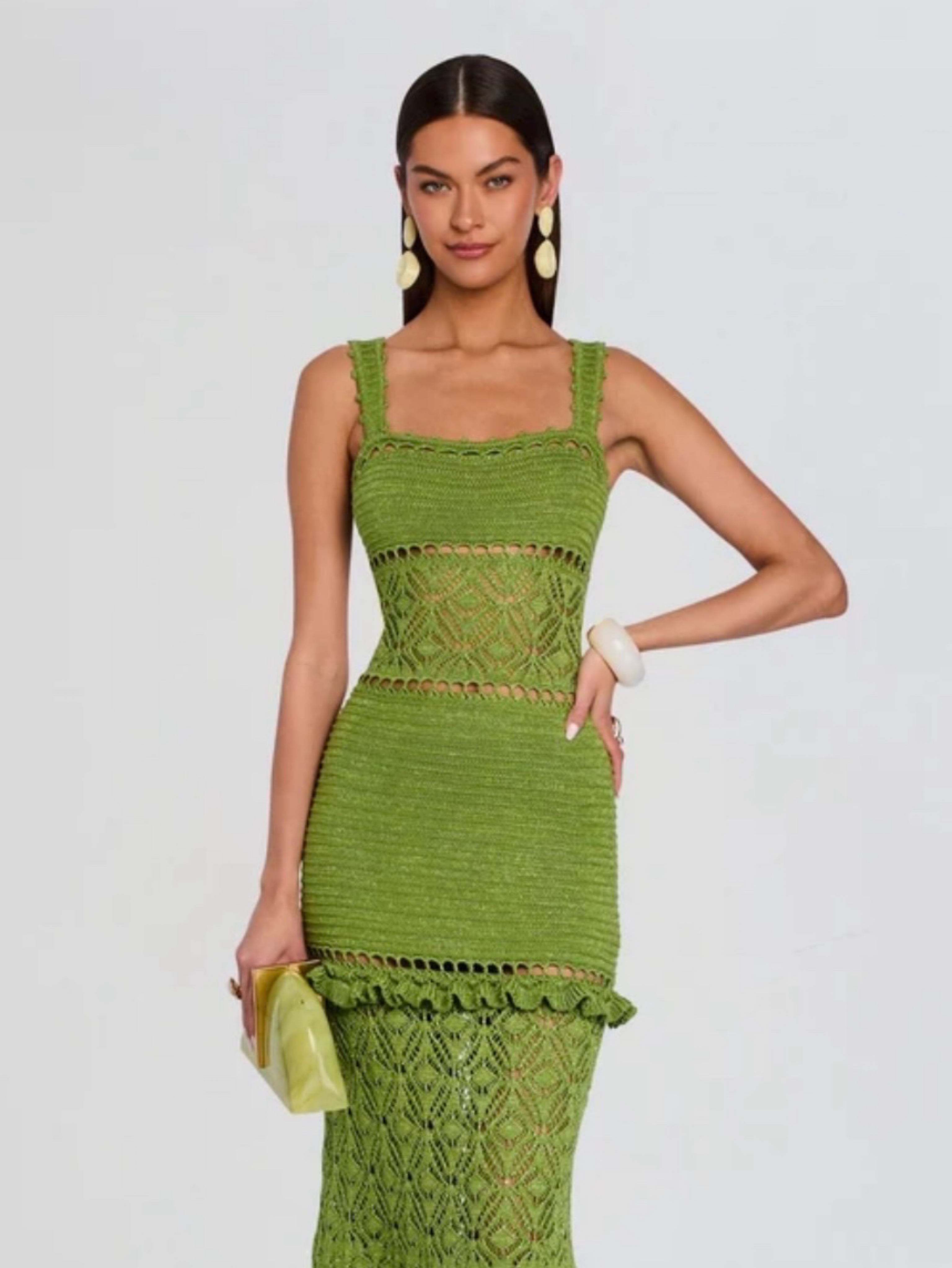 RETROF脢TE Winona Crotchet Dress