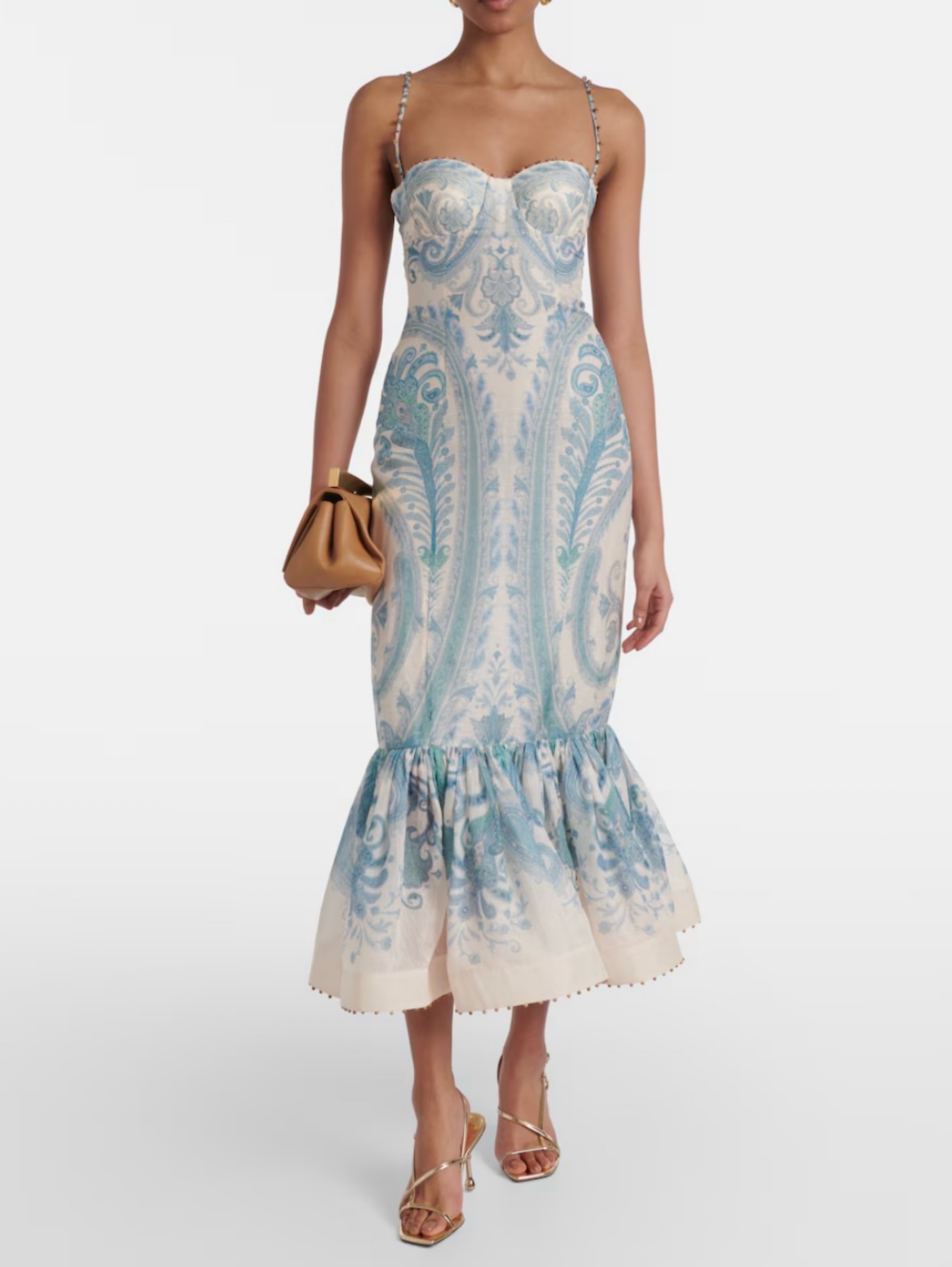 Zimmermann Blue Paisley Illuminate Maxi Dress