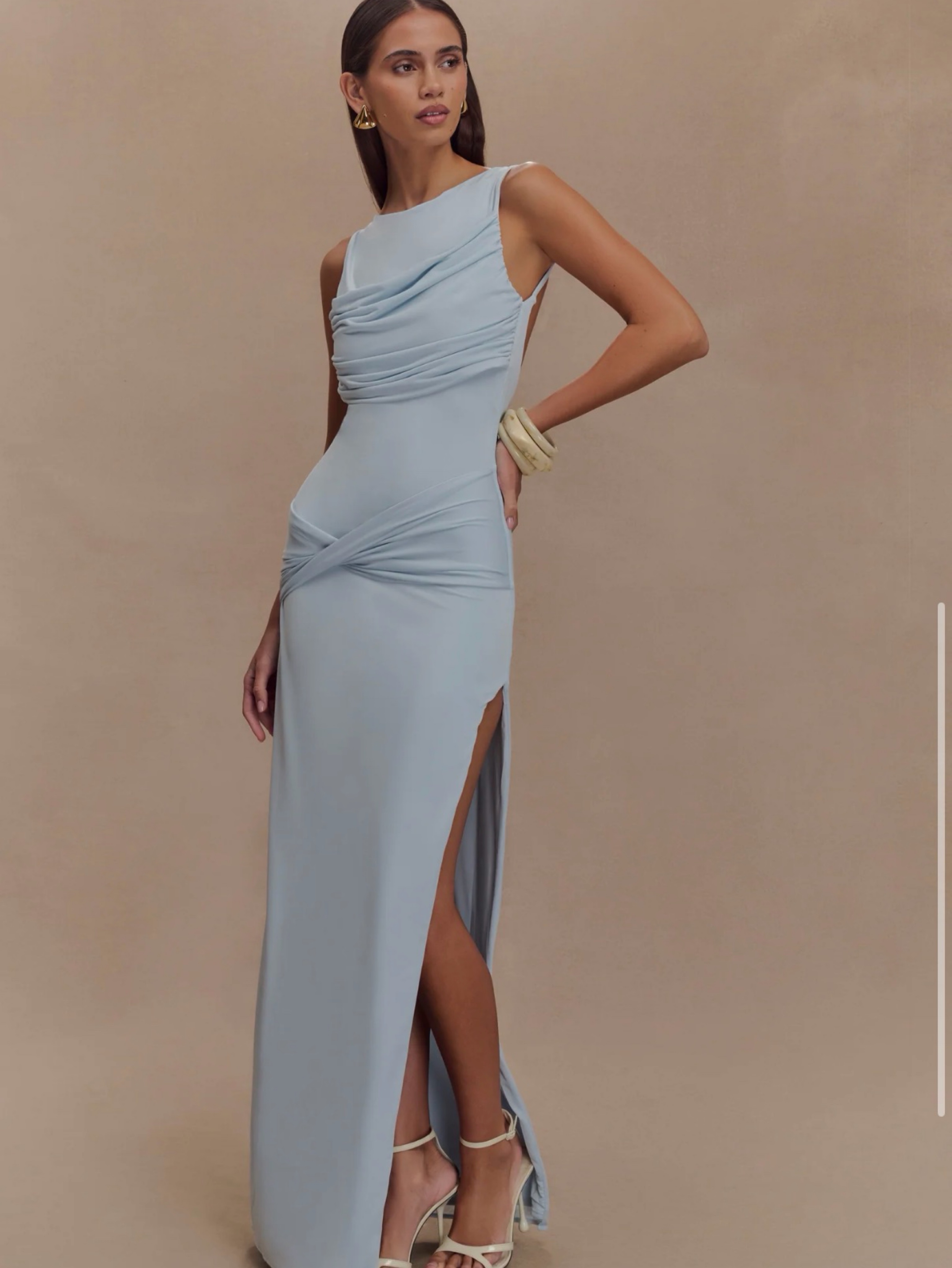 Meshki Henley Maxi Dress