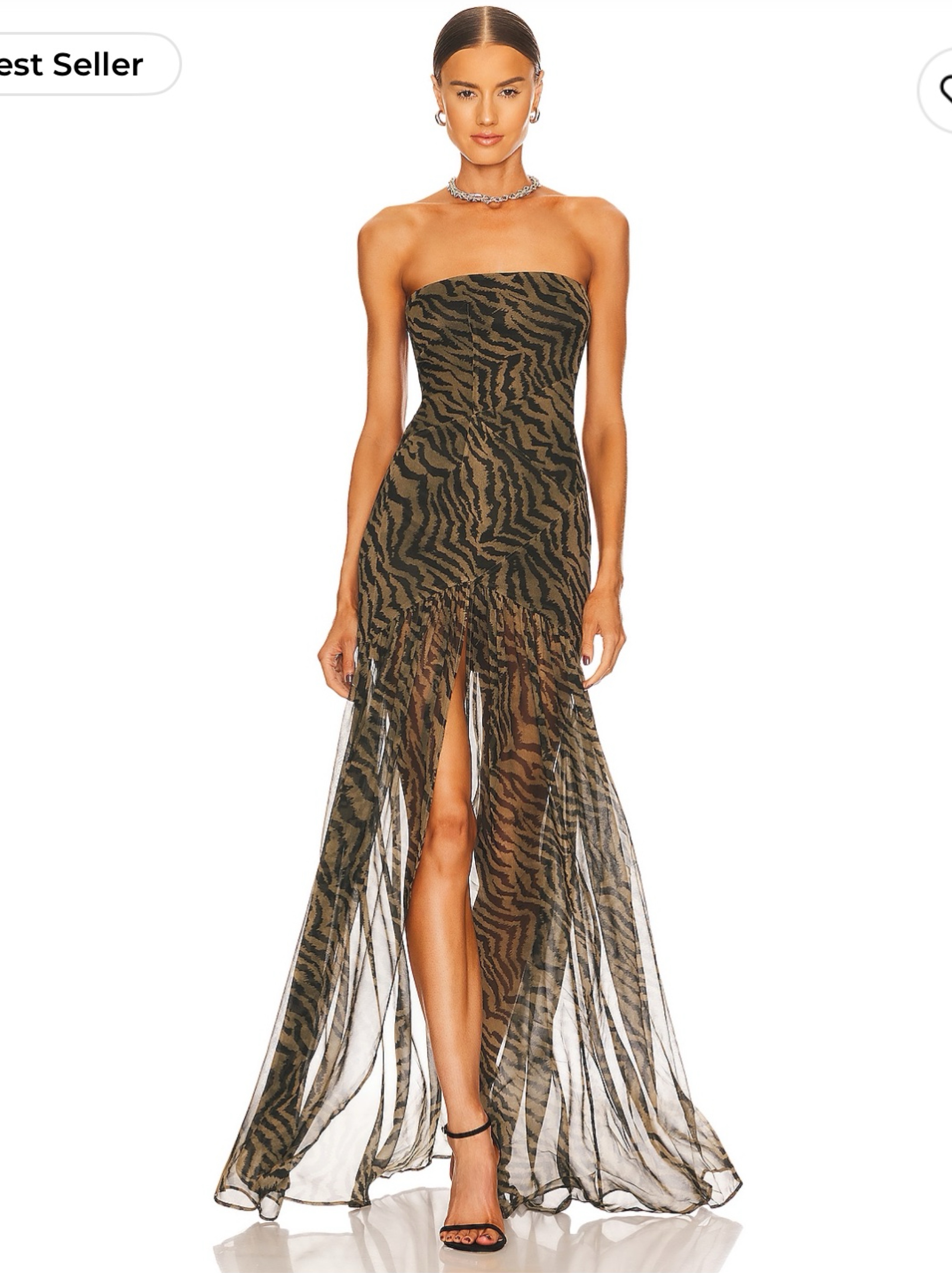 retrofete nicole silk chiffon dress Retrofete Nicole Silk Chiffon Dress by Retrofete
