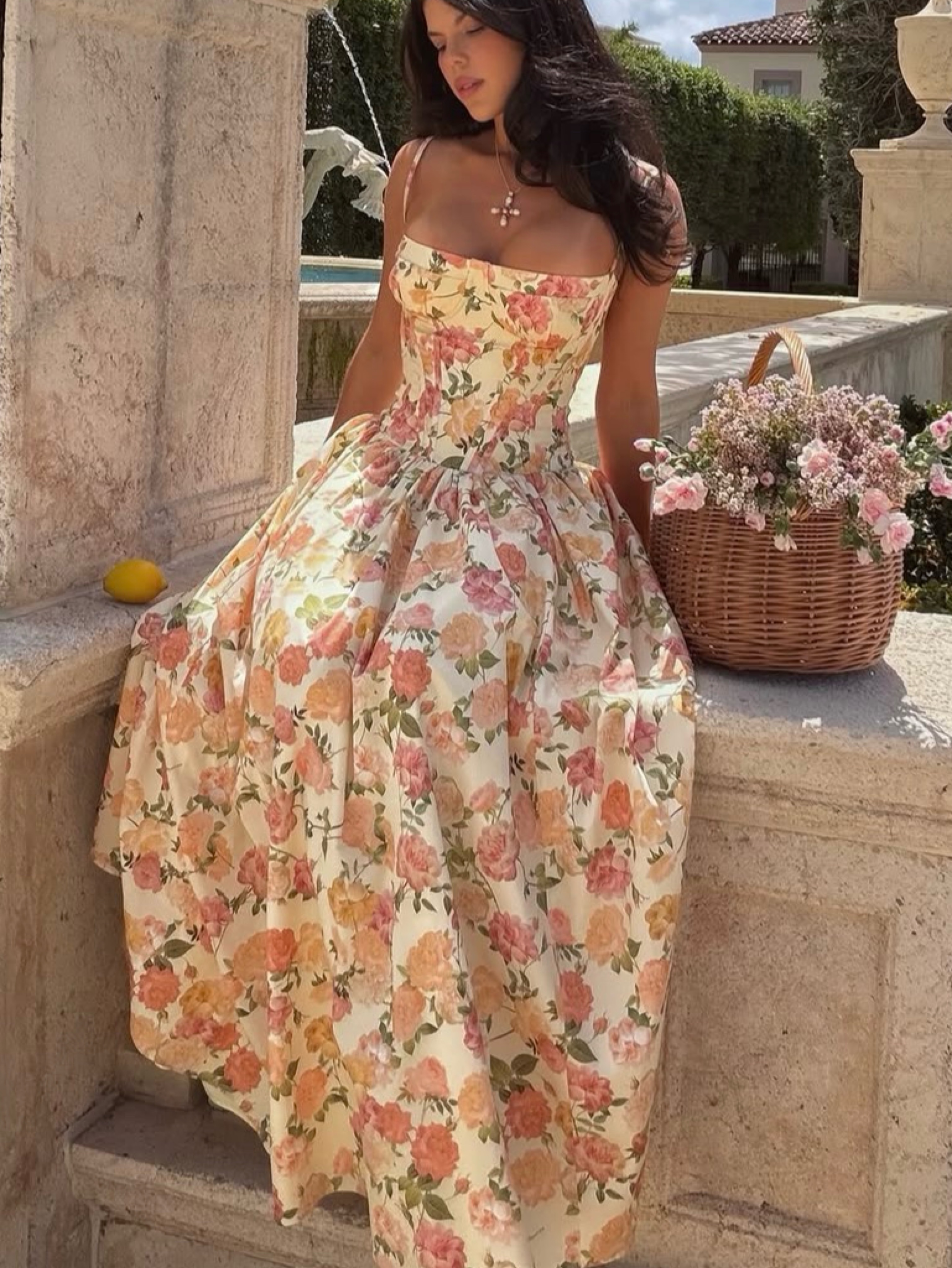 House of cb Rona floral dress