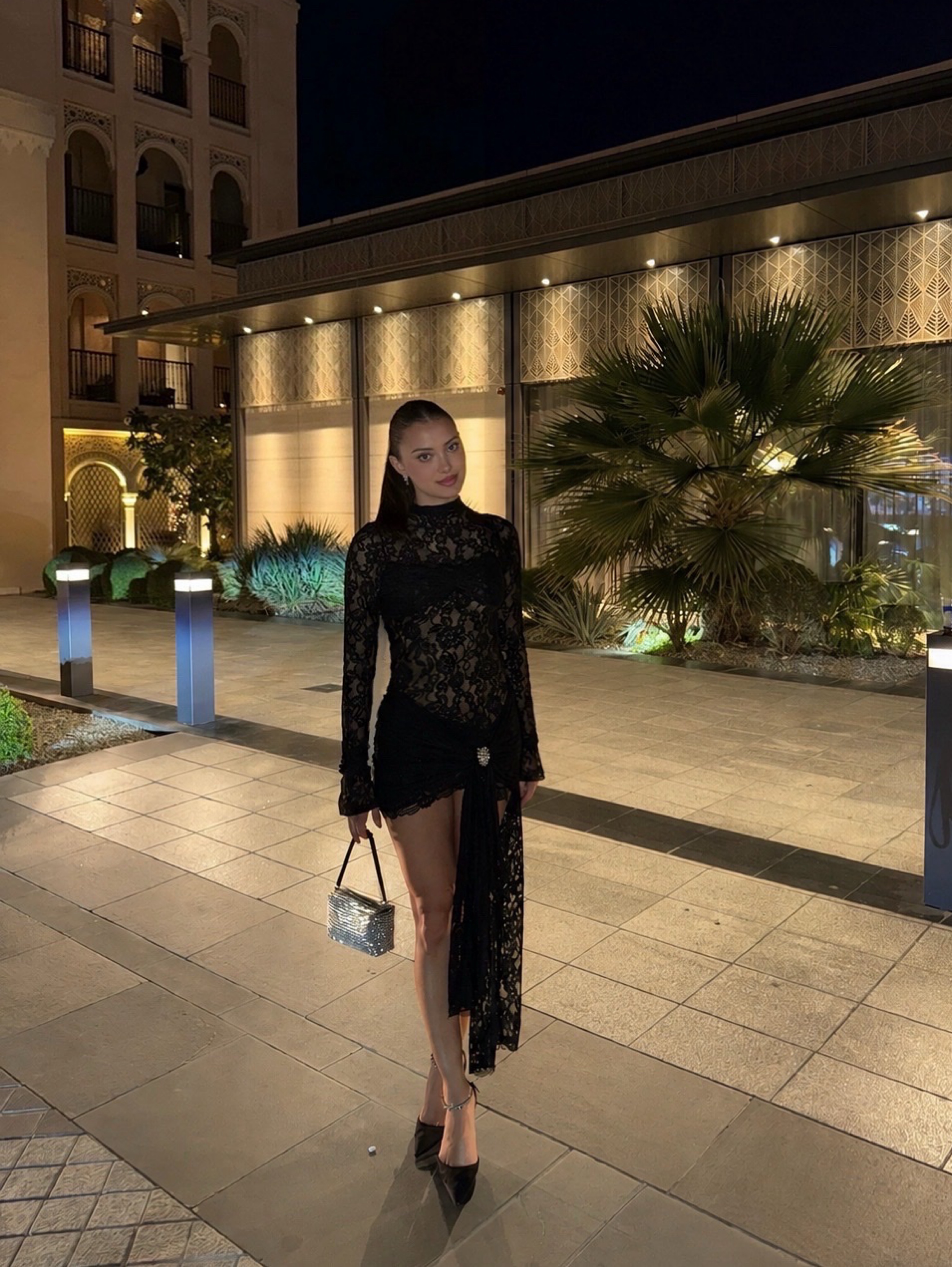 murci black lace dress Murci Dresses: Discover Bella Hadid's Fashion Style