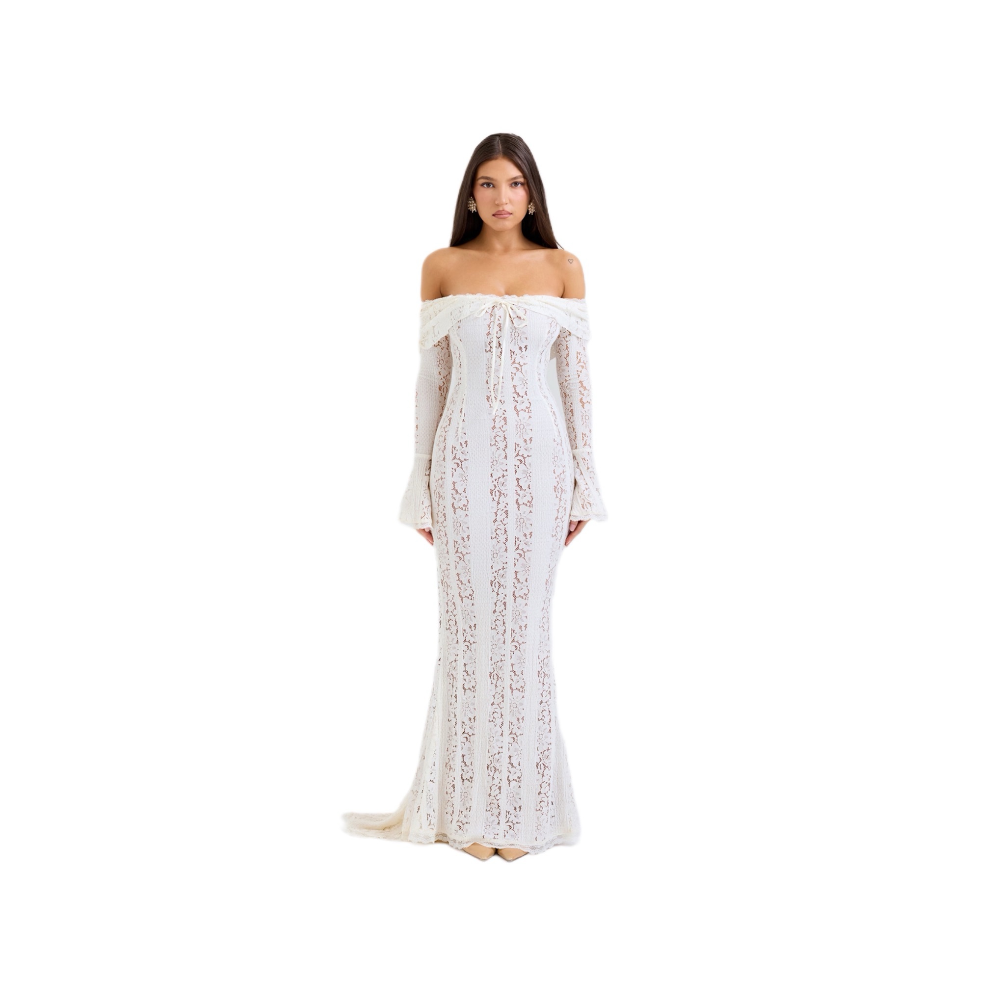 vintage cream floral maxi dress Baltic Born Womens Bliss Tiered Maxi Dress | Vintage Cream Floral