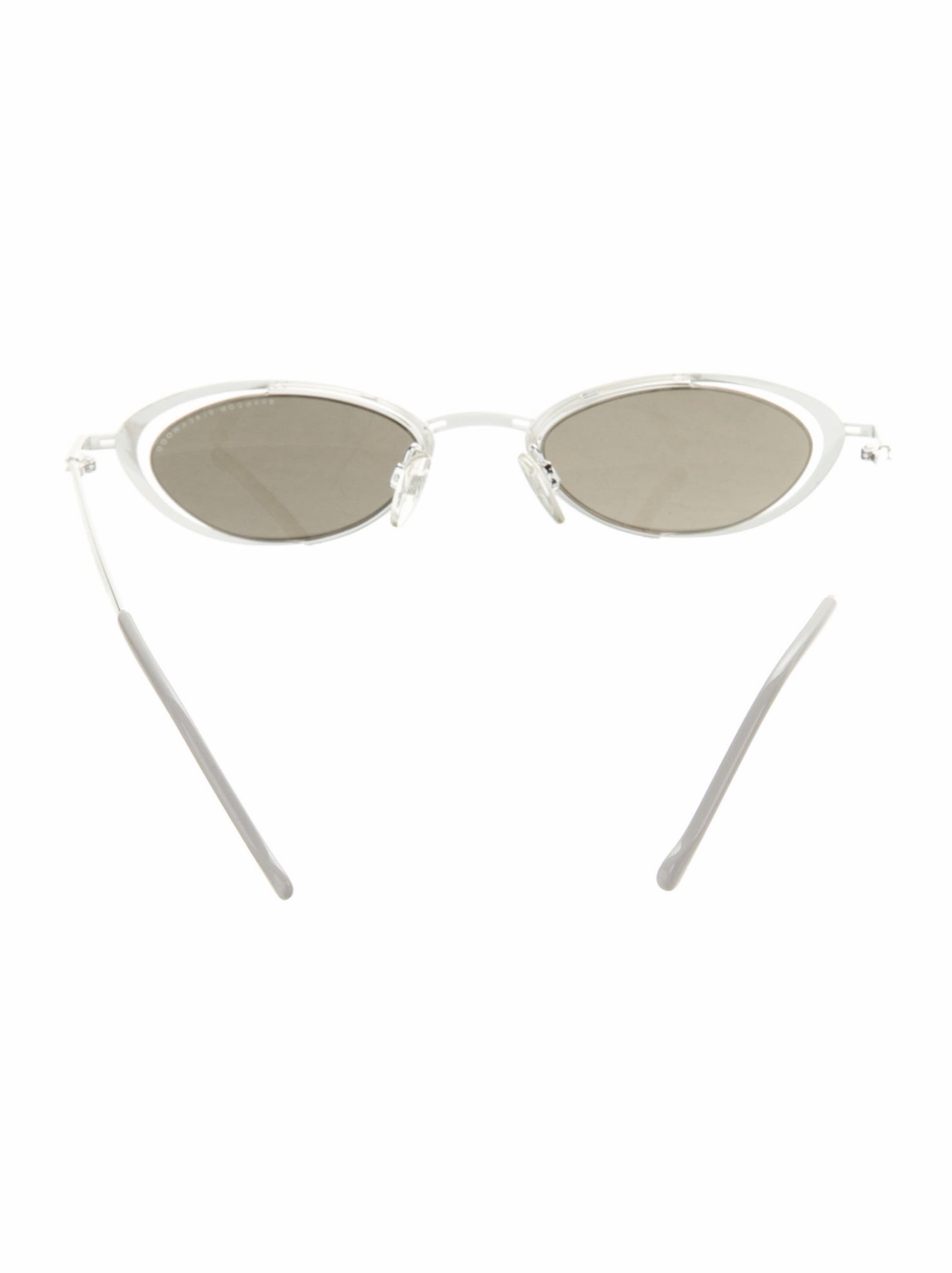 小物 vintage sunglasses oval shape clear Brandon Blackwood Clear Oval Sunglasses by Brandon Blackwood | Pickle