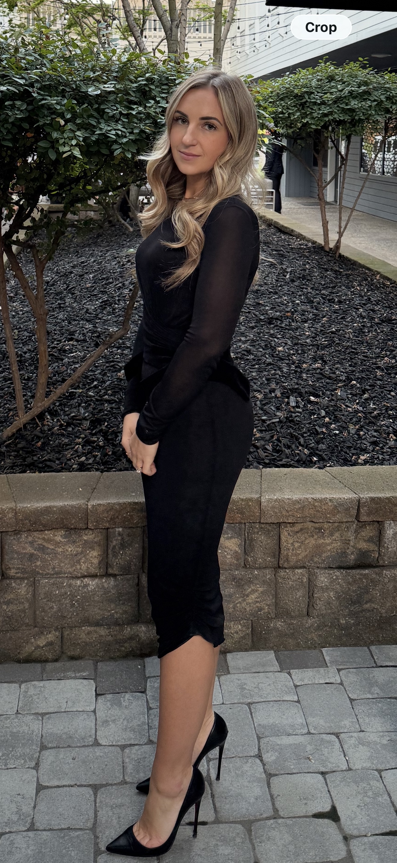 TOM FORD black midi dress with velvet basque by Tom Ford - Pickle