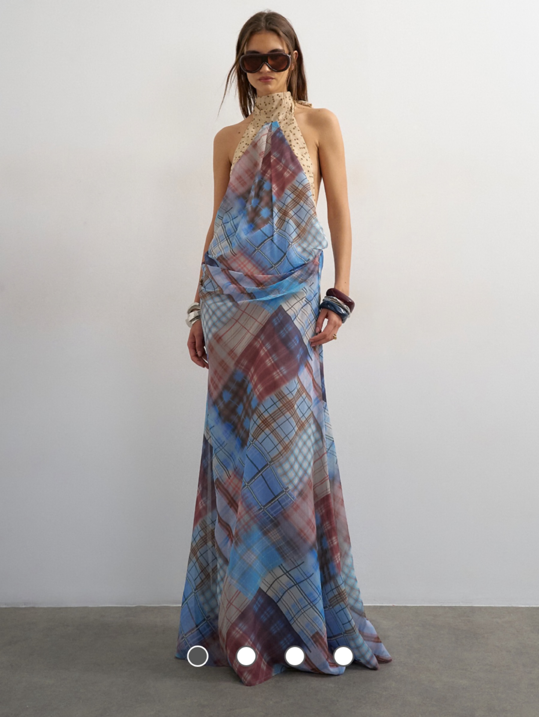 Topshop halterneck maxi dress by Topshop