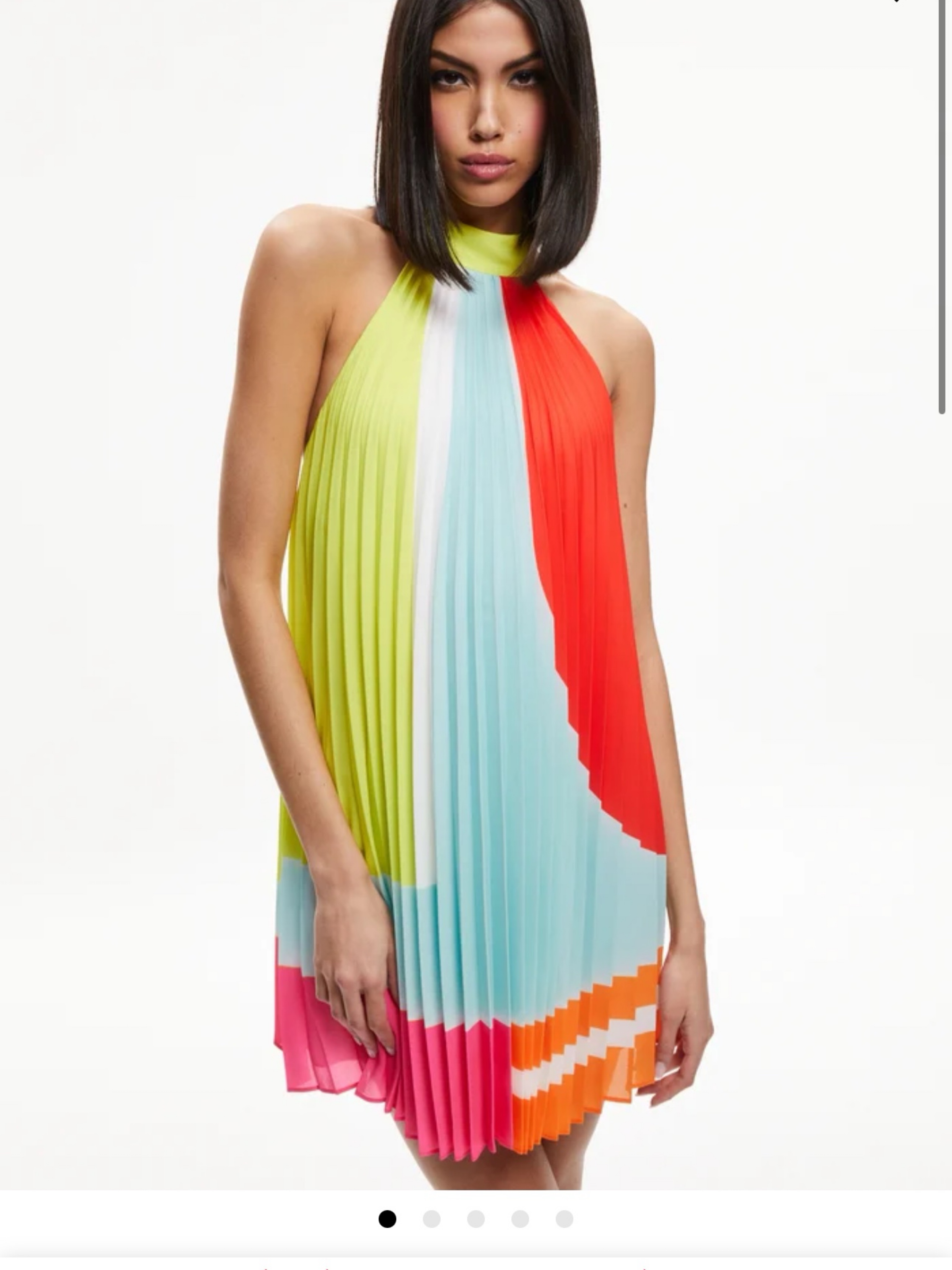 Alice and Olivia halterneck dress