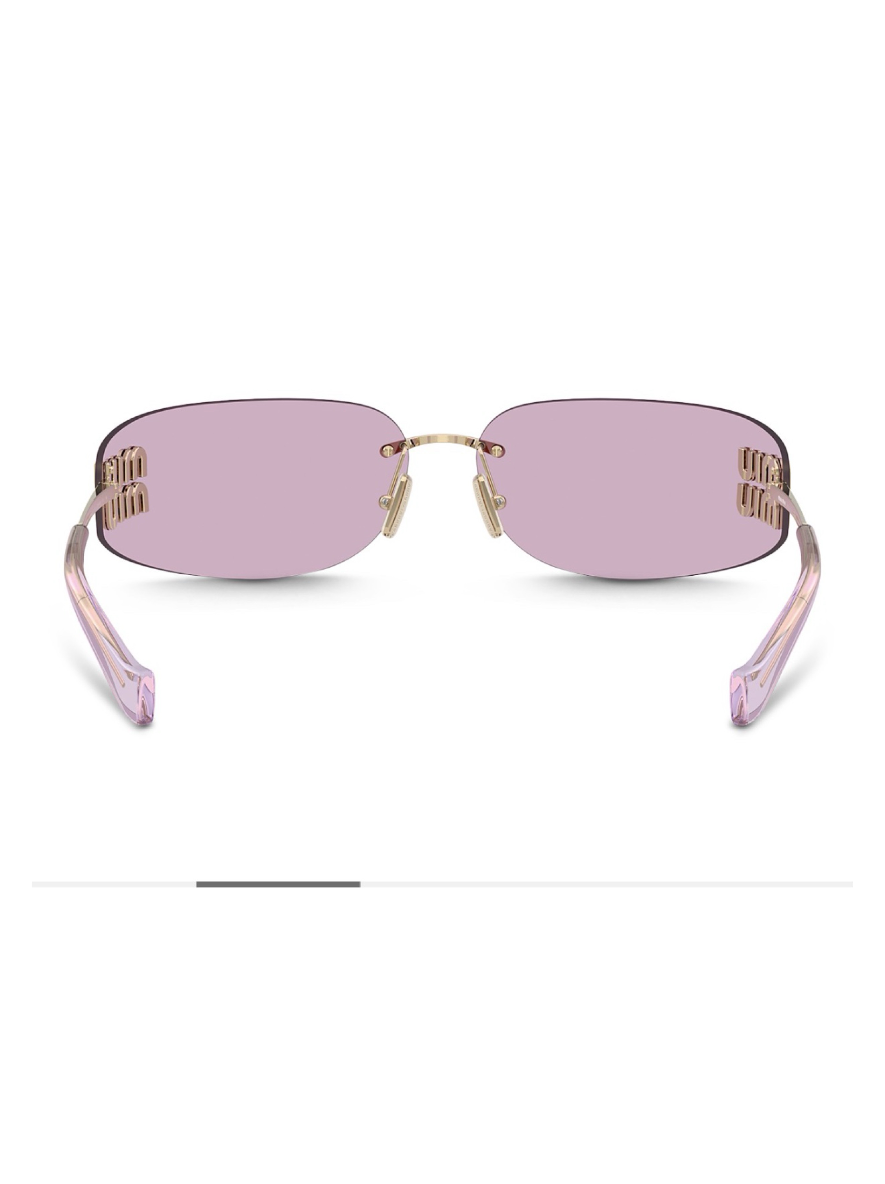 Miu Miu light purple/ pink Sunglasses by Miu Miu - Pickle