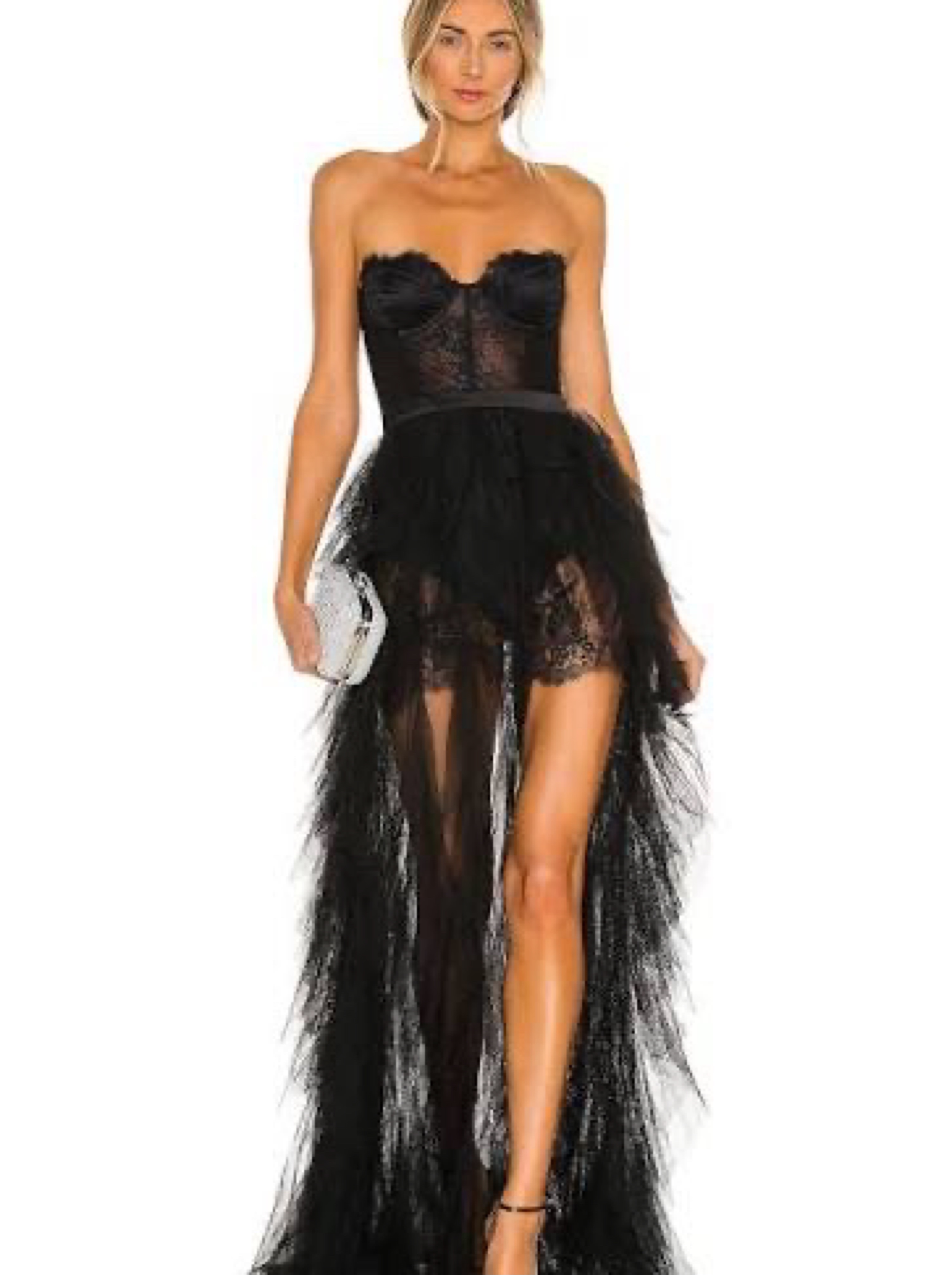 For Love & Lemons X REVOLVE Bustier Gown in Black