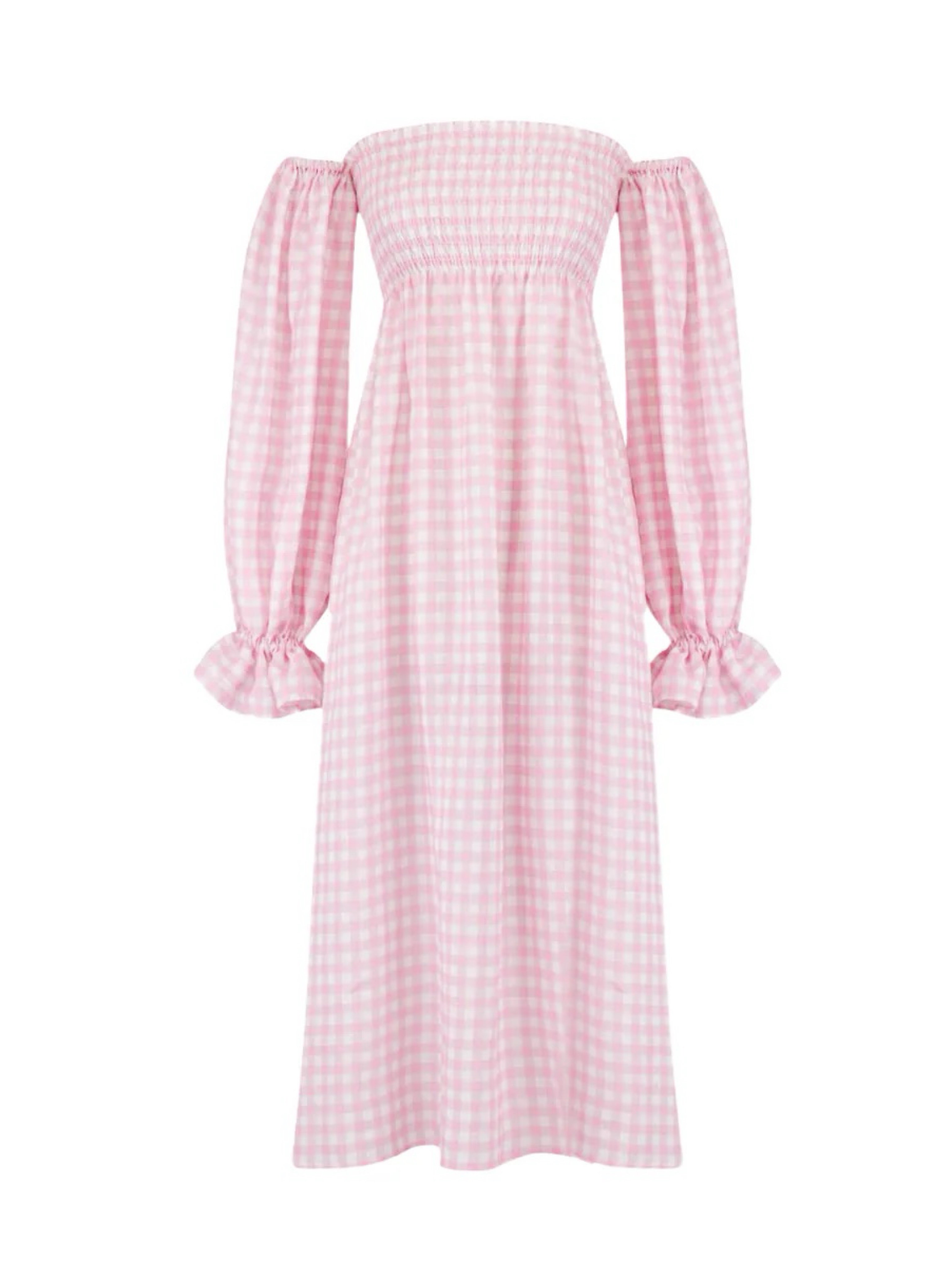 daily sleeper pink gingham dress Rent Daily Sleeper Pink Dress UK 8