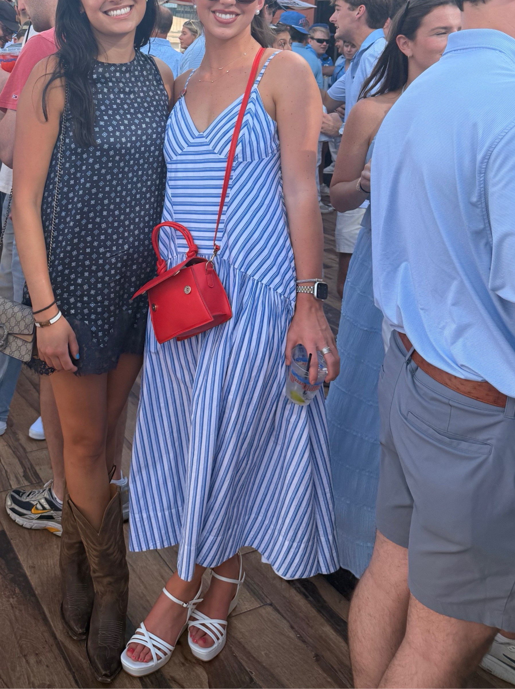 Blue Gameday dress