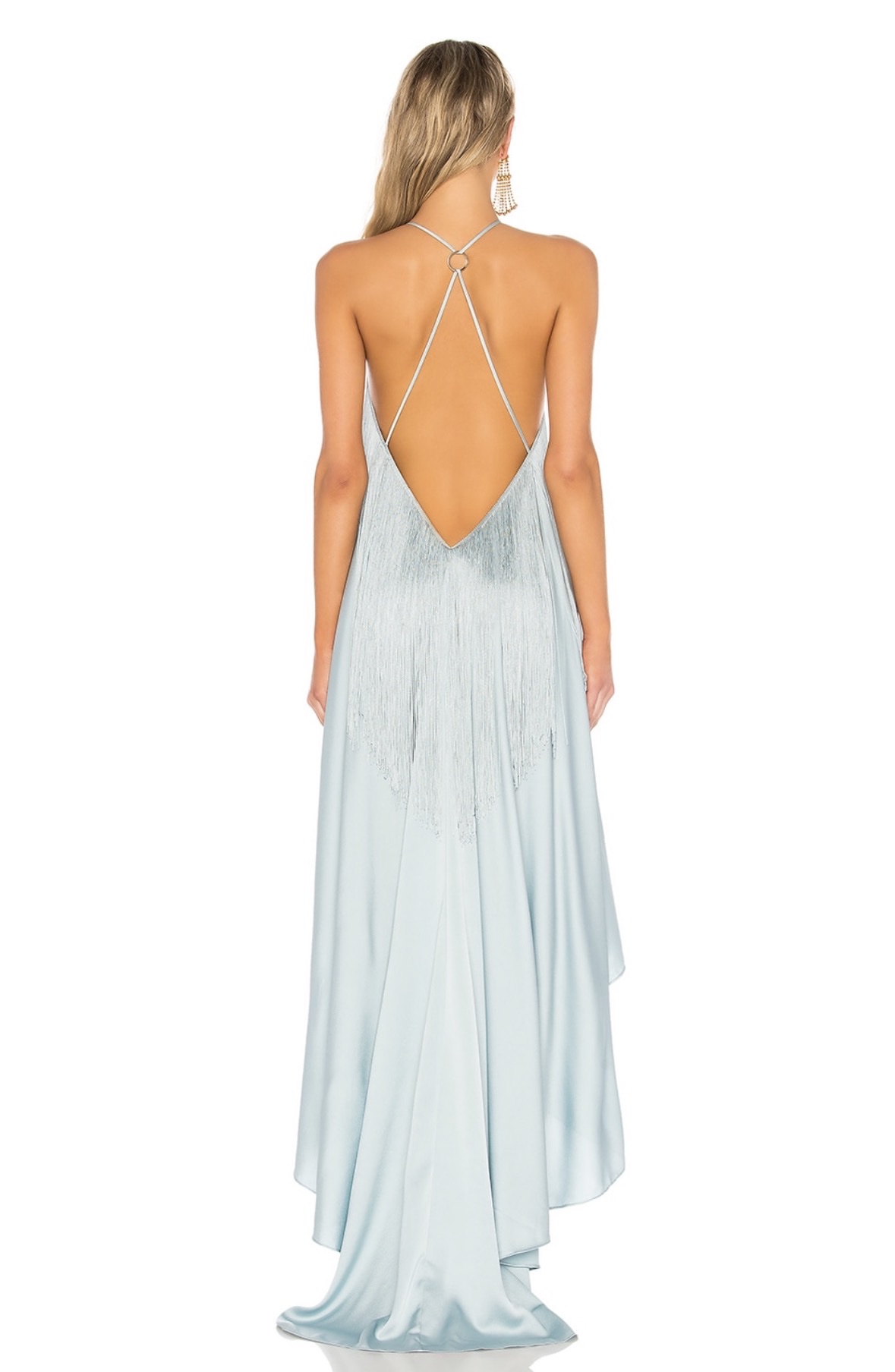 michael costello x revolve generosity party dress with fringe Michael Costello x REVOLVE Hanley Fringe Maxi Knit Dress in Black