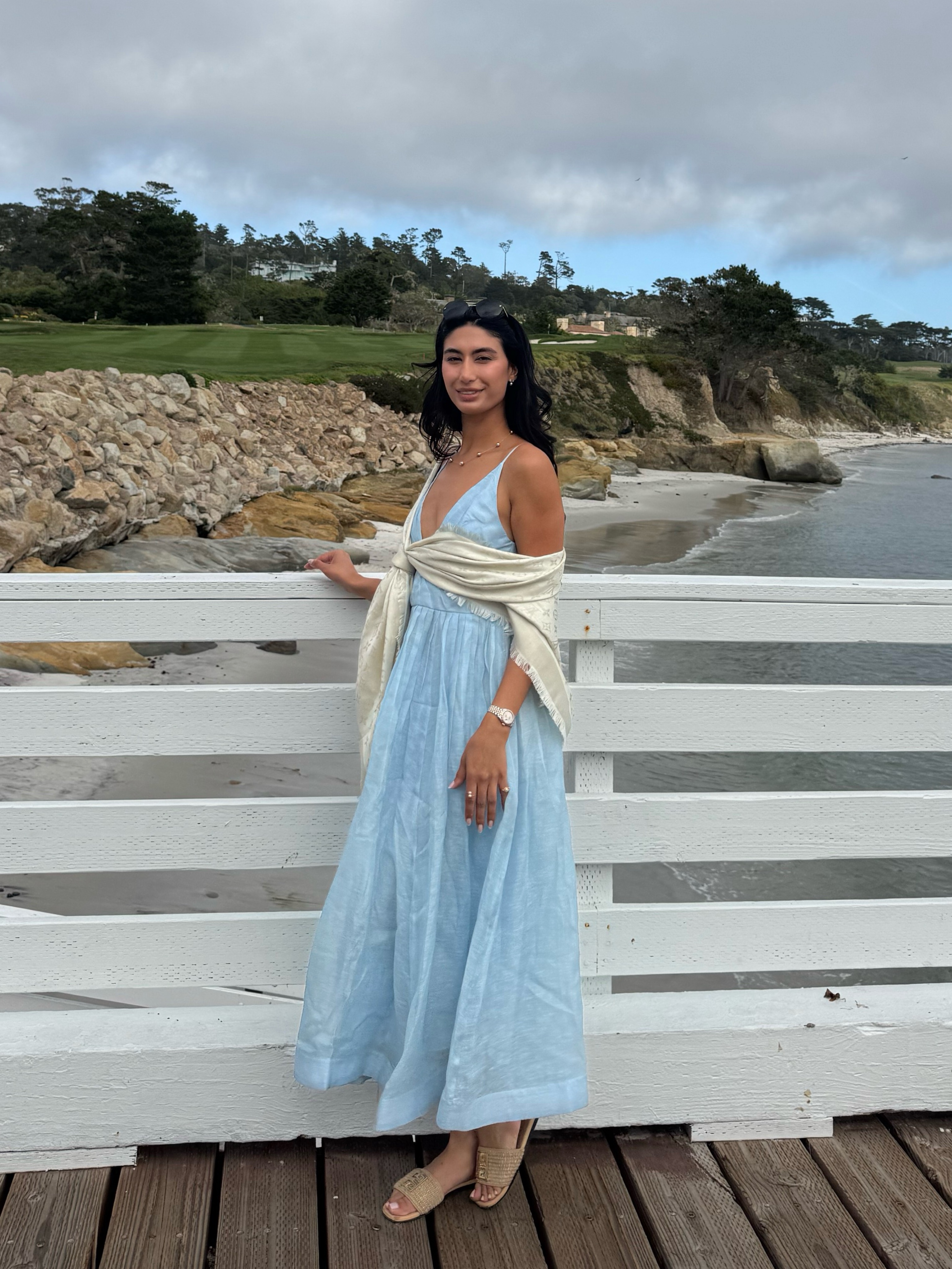 Zimmerman style linen silk dress by Zimmermann Dupe - Pickle