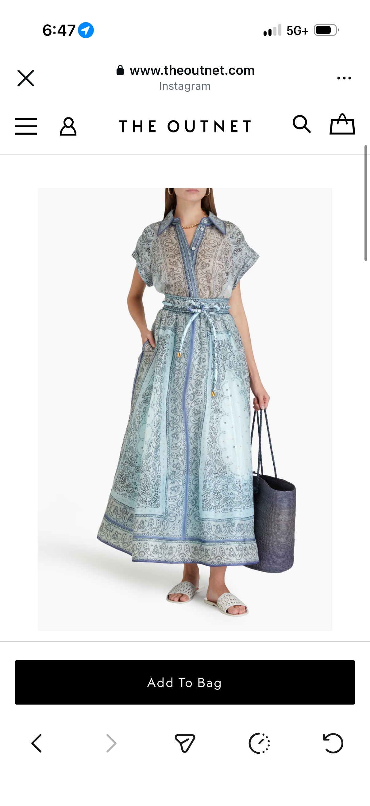 Zimmerman Paisley skirt