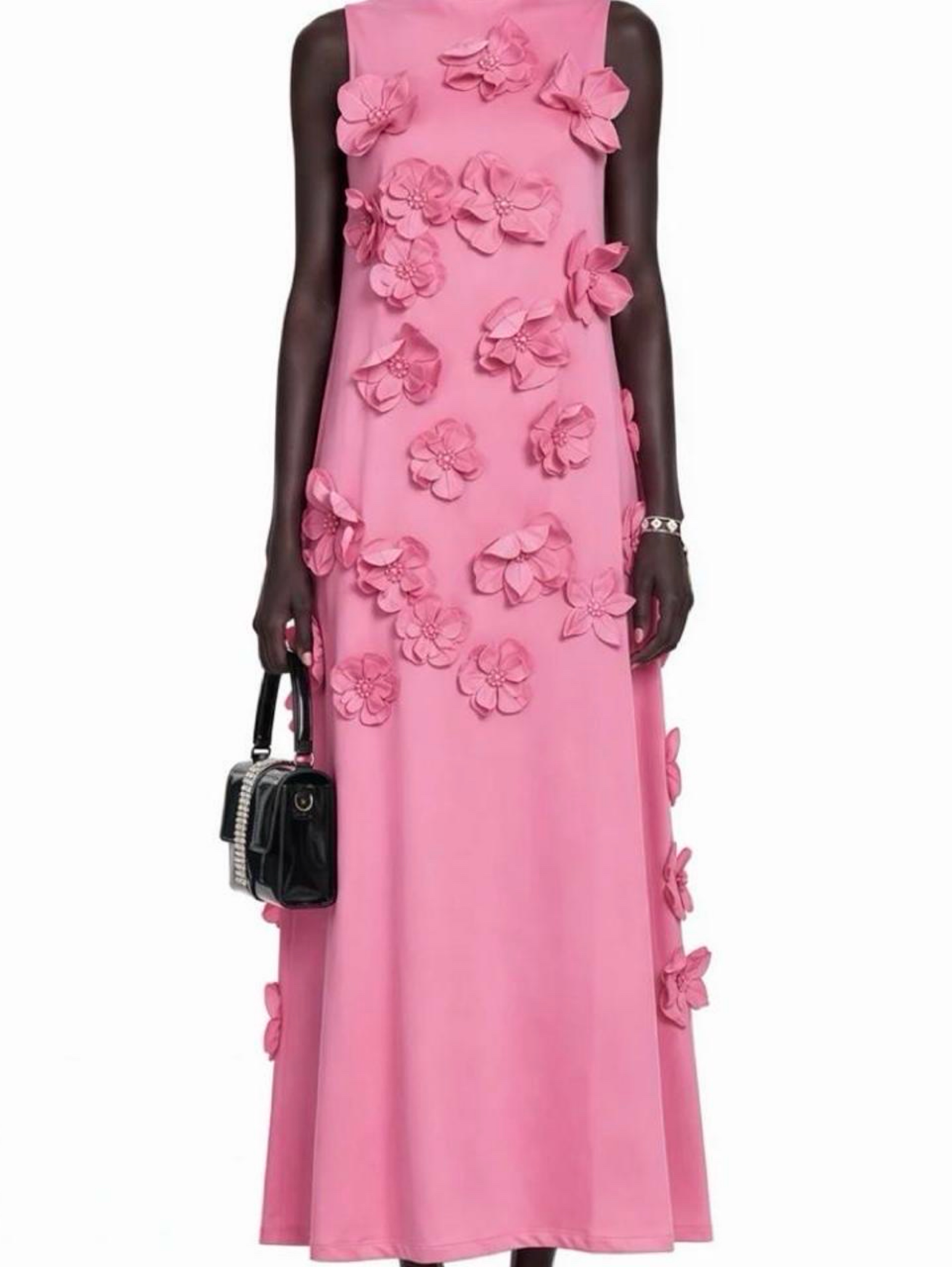 Miss Rosier 3D Appliqué Dress