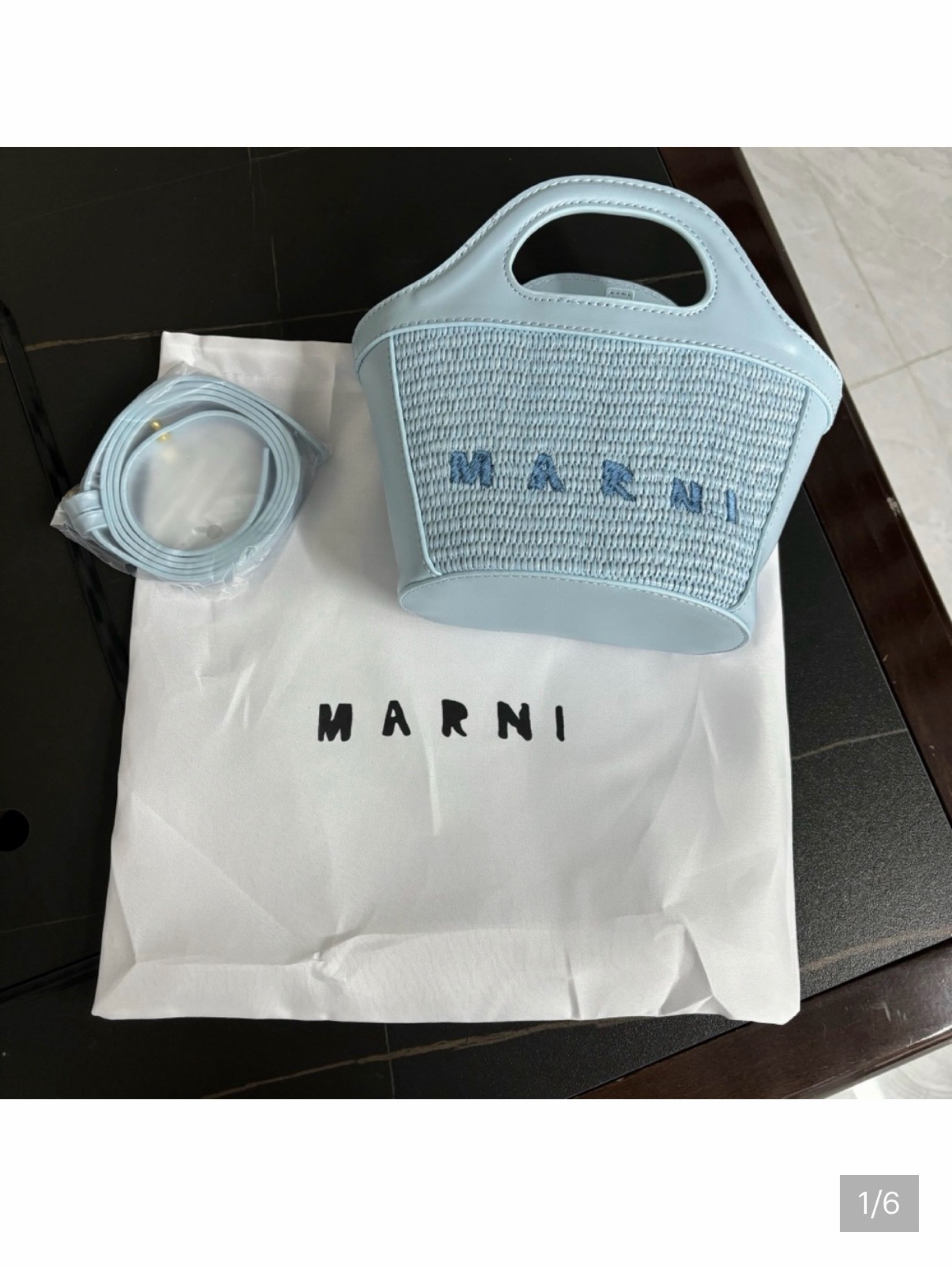 Marni Blue Tropicalia Bag