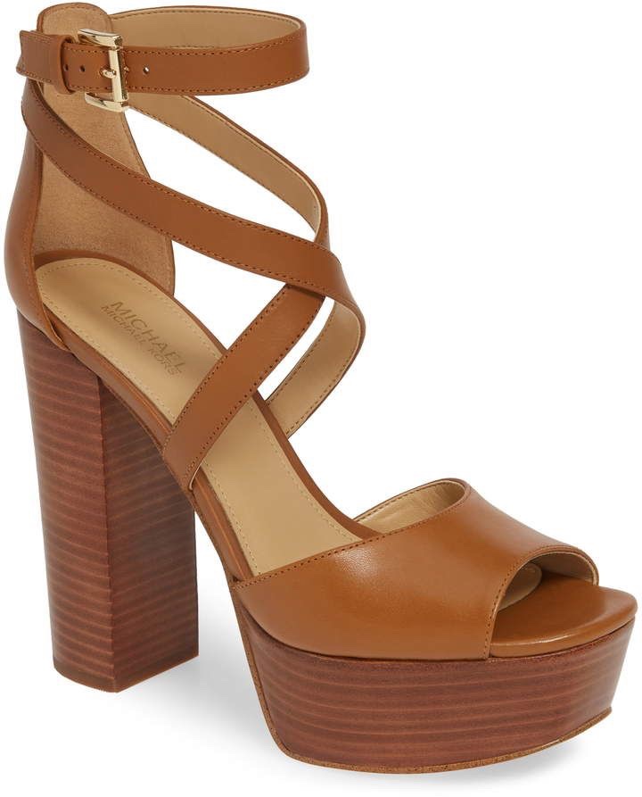 Michael Kors Burke Platform Block Heel Sandals