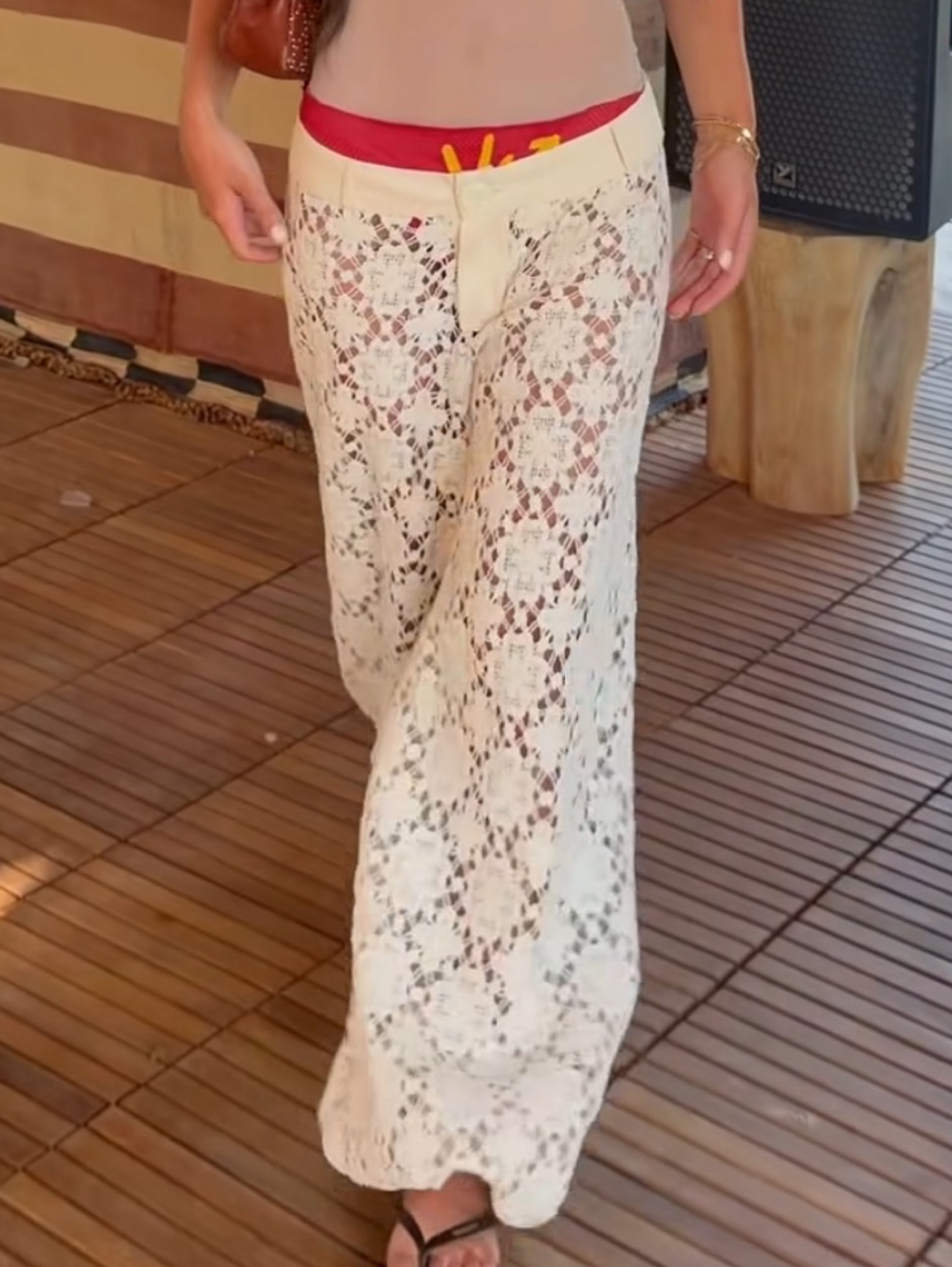 Eliou Pao Pant in Heirloom Ecru