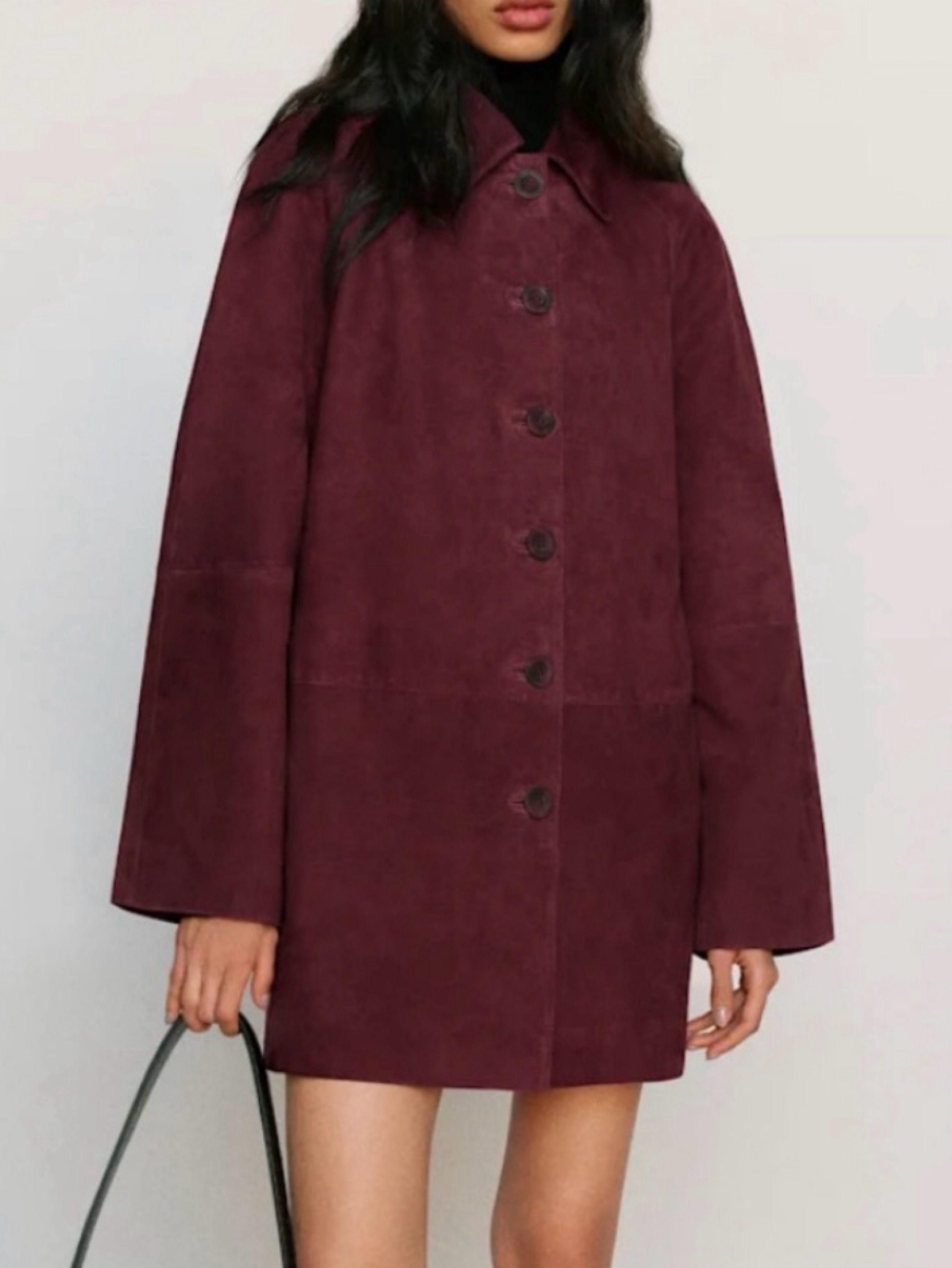 Reformation Veda Celine Jacket in Wine