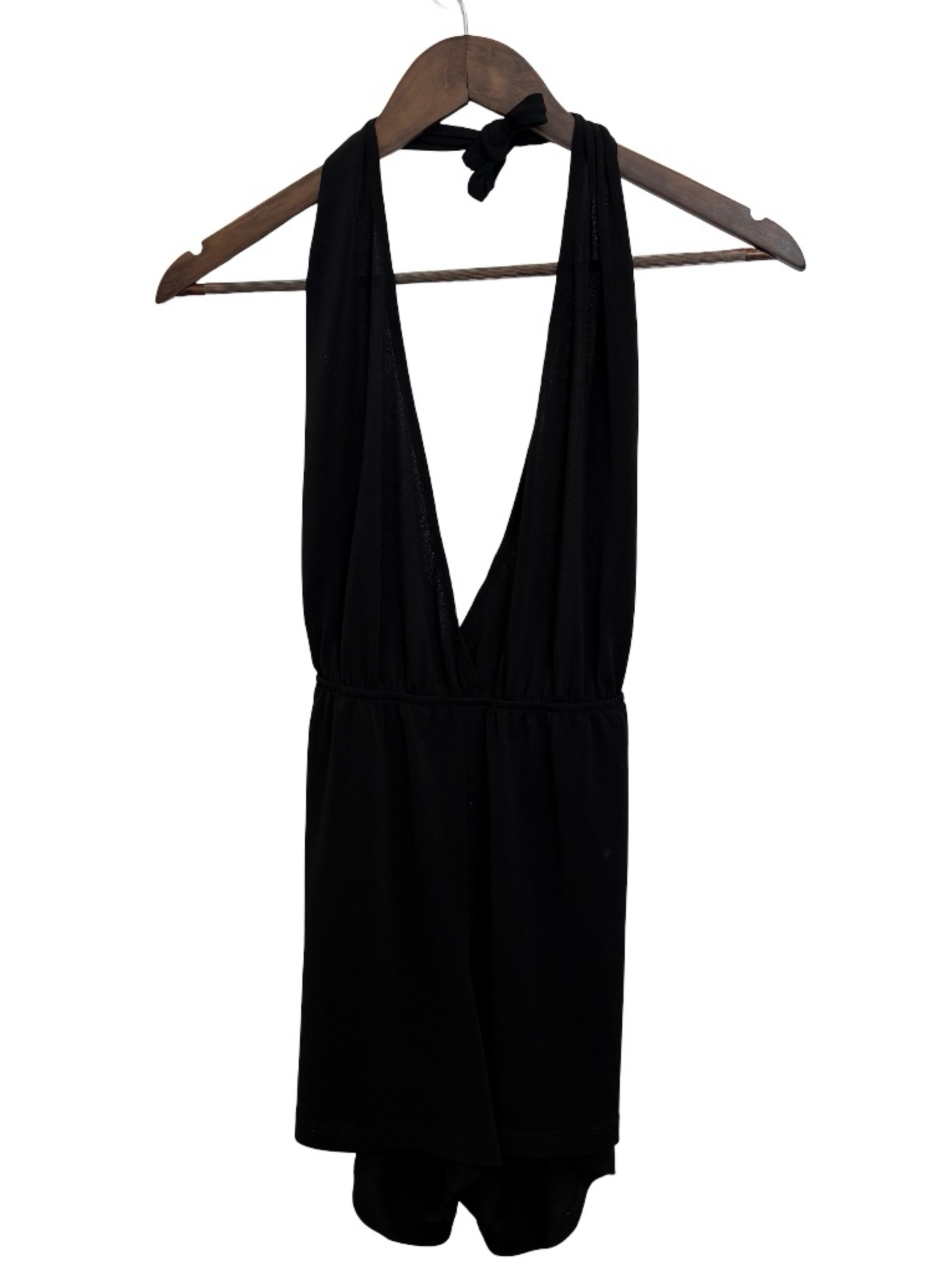 brandy melville black halter dress Brandy Melville Cammy Halter Dress Black One Size